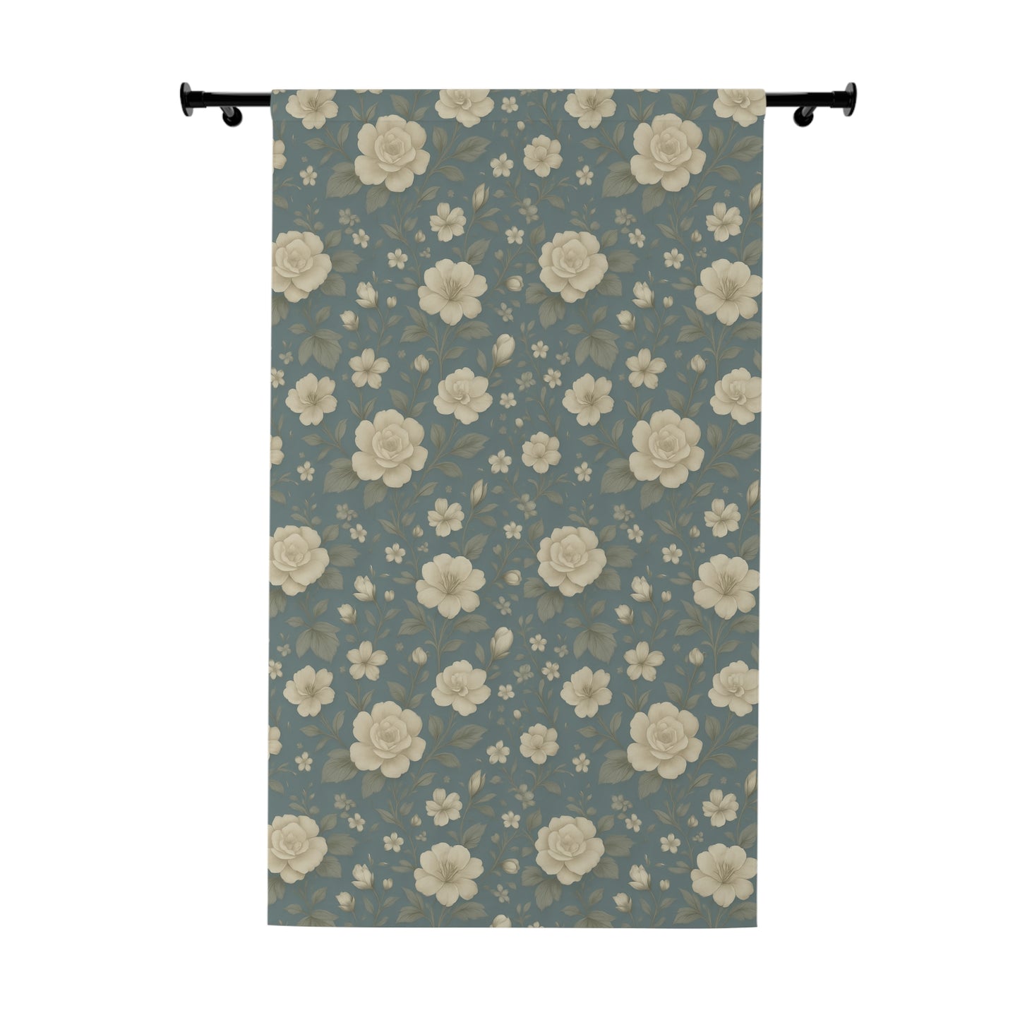 Floral Pattern Window Curtain - Elegant Home Décor, Room Divider, Soft Light Filter, Vintage Design, Ideal for Living Room, Bedroom, [...]