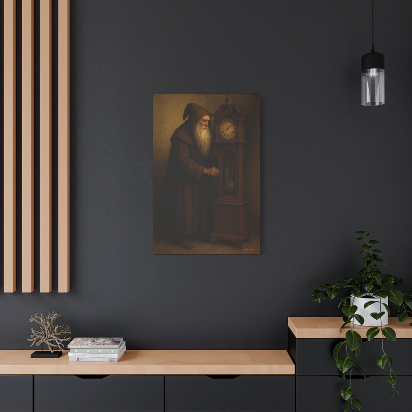 Vintage Wizard Wall Art Canvas