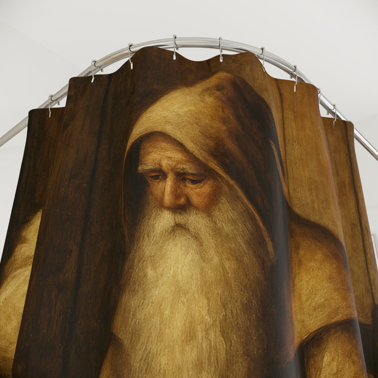 Vintage Wizard Shower Curtain, Magical Bathroom Decor, Cozy Home Accessory, Perfect Gift for Fantasy Lovers, Bohemian Shower Decor, [...]