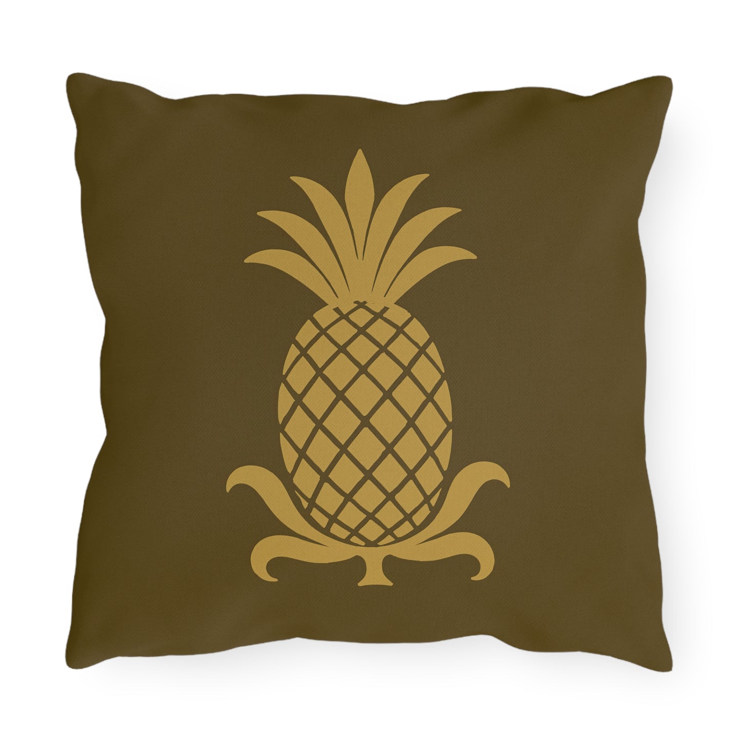 Tropical Outdoor Pillows with Pineapple Design, Garden Decor, Patio Accessories, Summer Vibes, Indoor-Outdoor Cushion