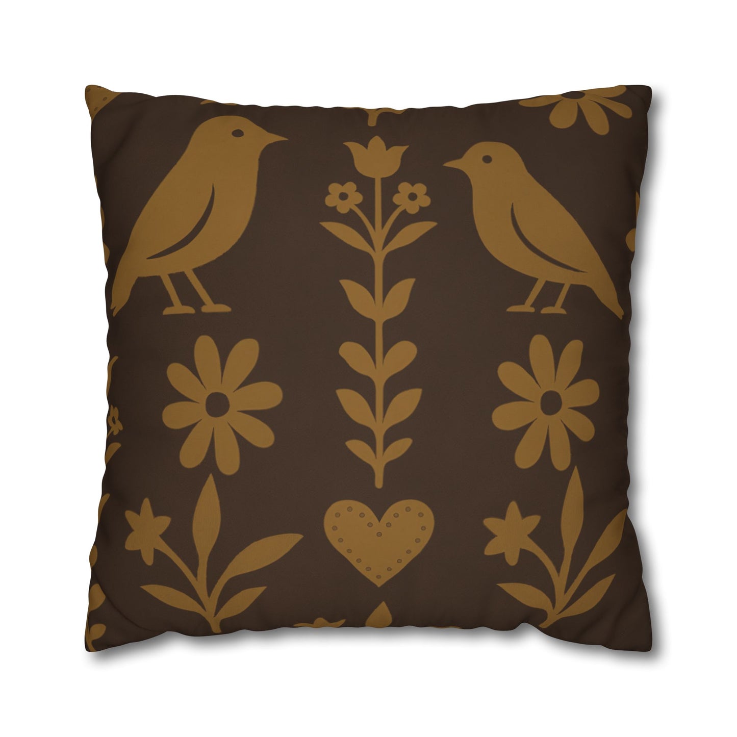 Bohemian Bird Print Pillowcase - Cozy Decorative Cushion Cover for Home, Gift for Bird Lovers, Farmhouse Decor, Hugging Pillow, Nature [...]