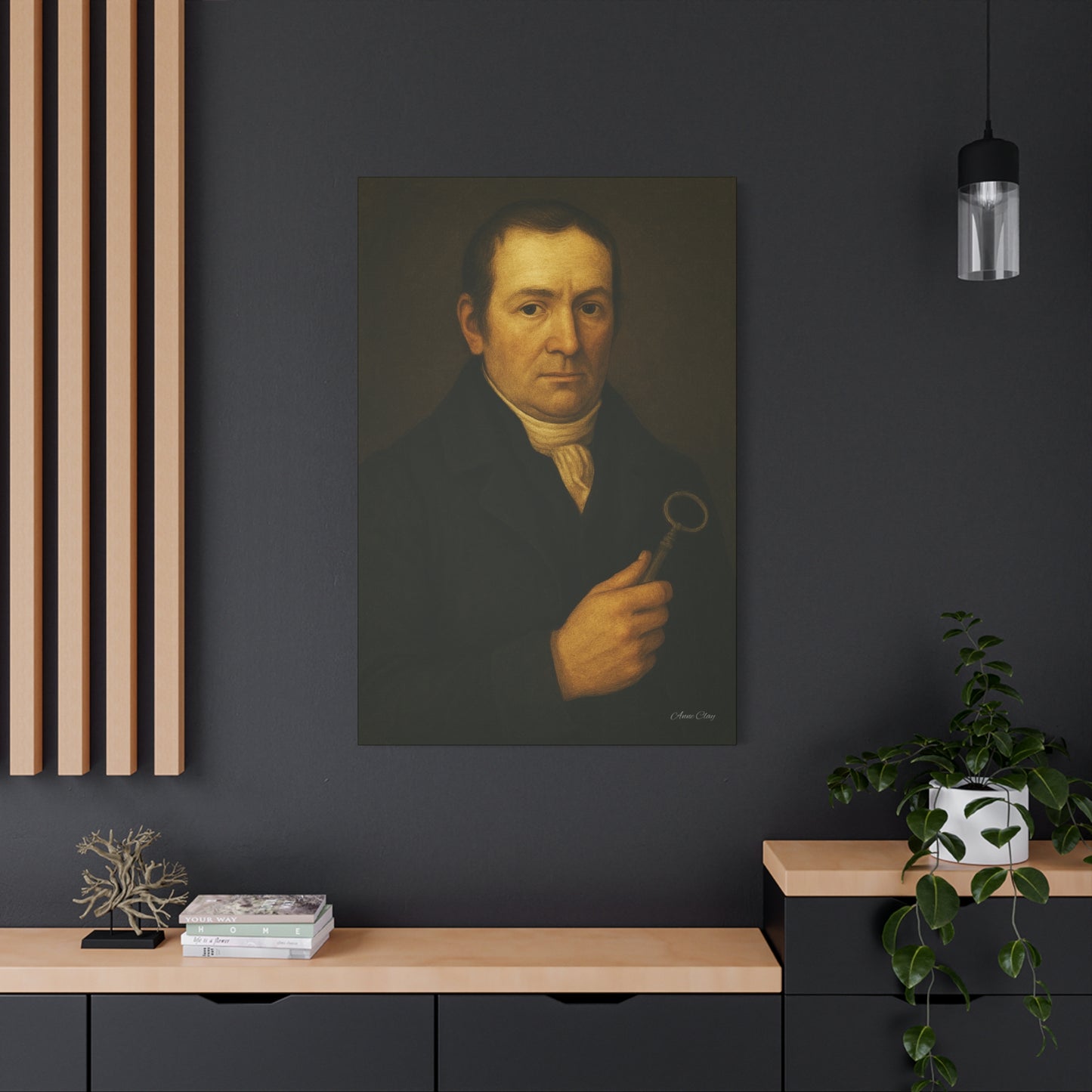 Matte Canvas Wall Art, Portrait of Historical Figure, Vintage Decor, Home Aesthetic, Gift for Art Lovers, Framed Print, Unique Wall Decor