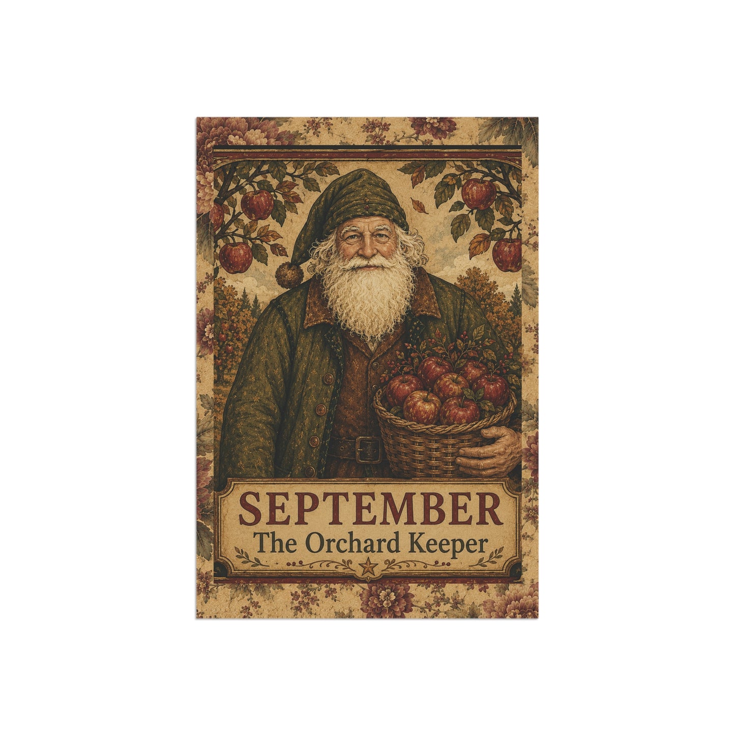 September Orchard Keeper Garden Flag