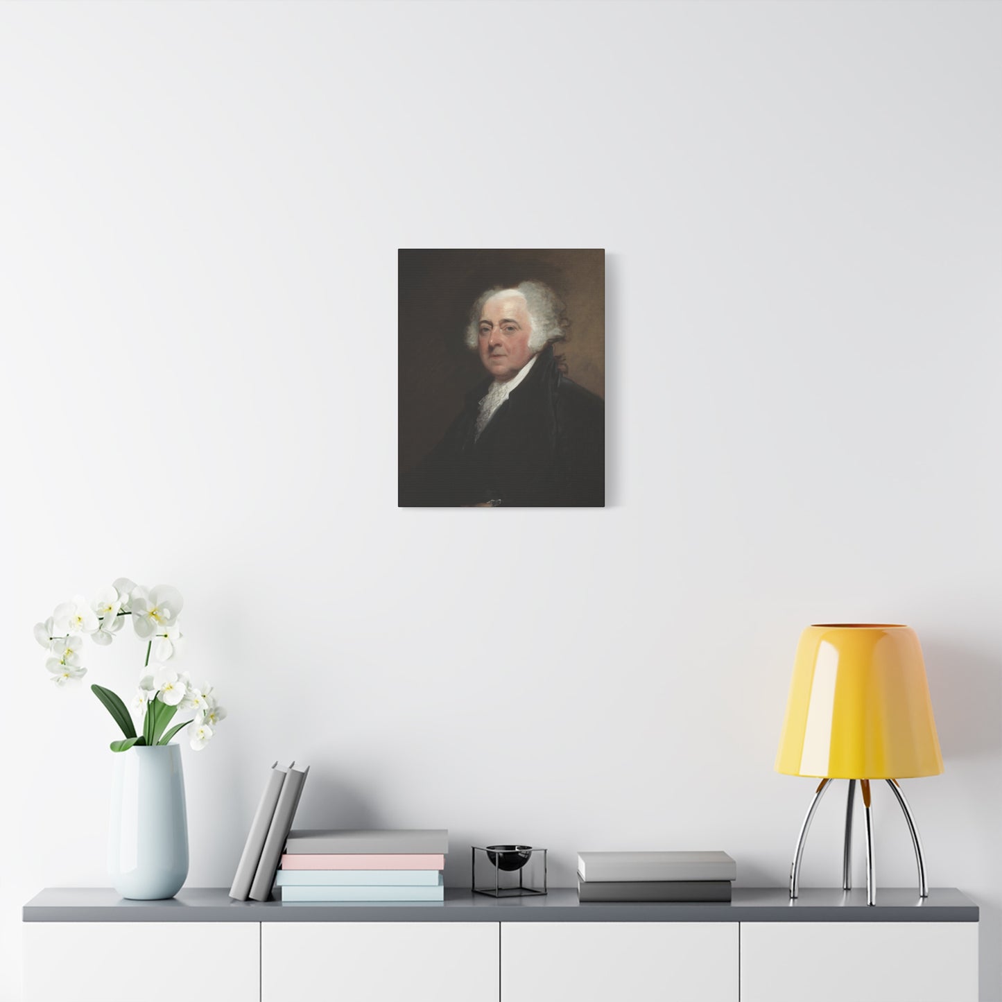Historical John Adams Matte Canvas Print - Elegant Wall Art for Home Decor