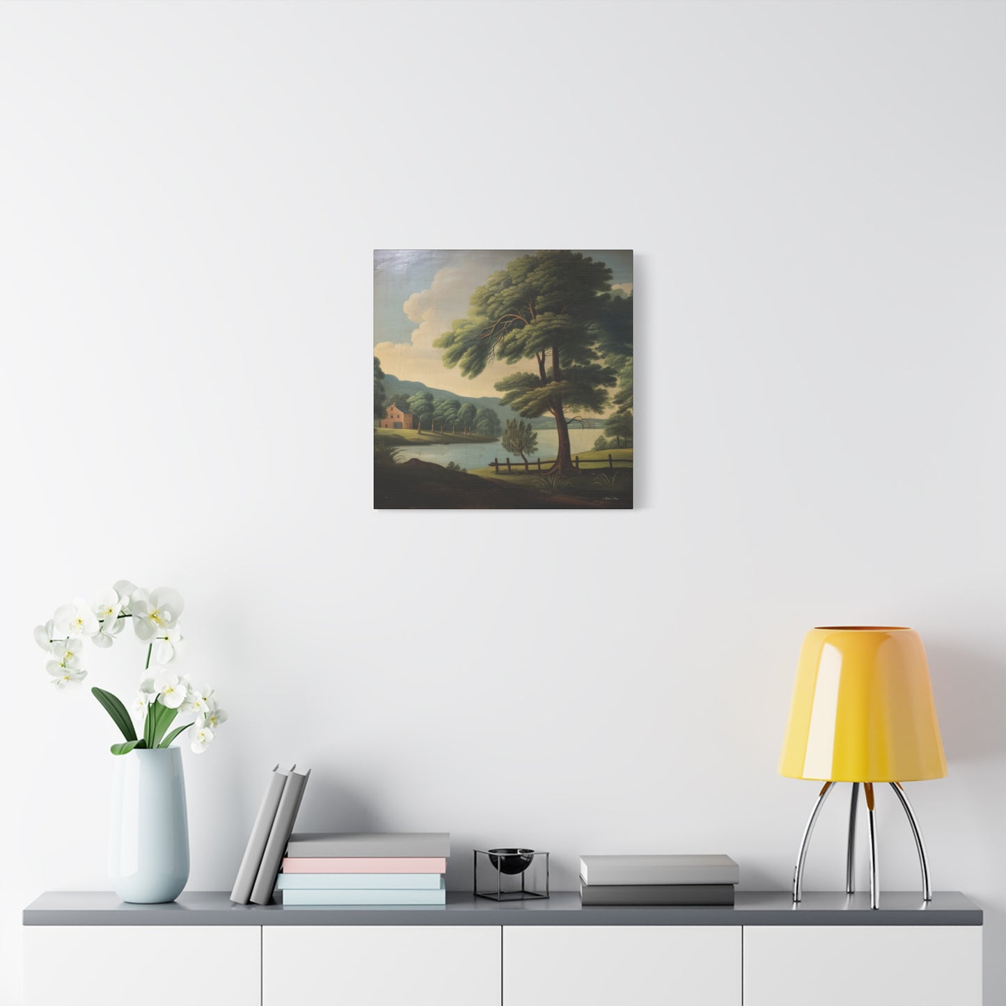 The View Matte Canvas, Stretched, 1.25"