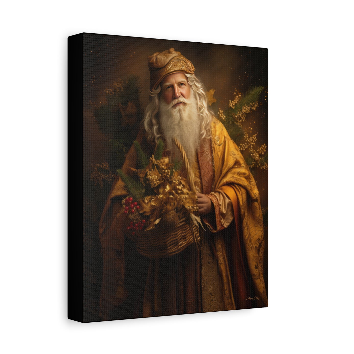 Santa New Year! Matte Canvas, Stretched, 1.25"