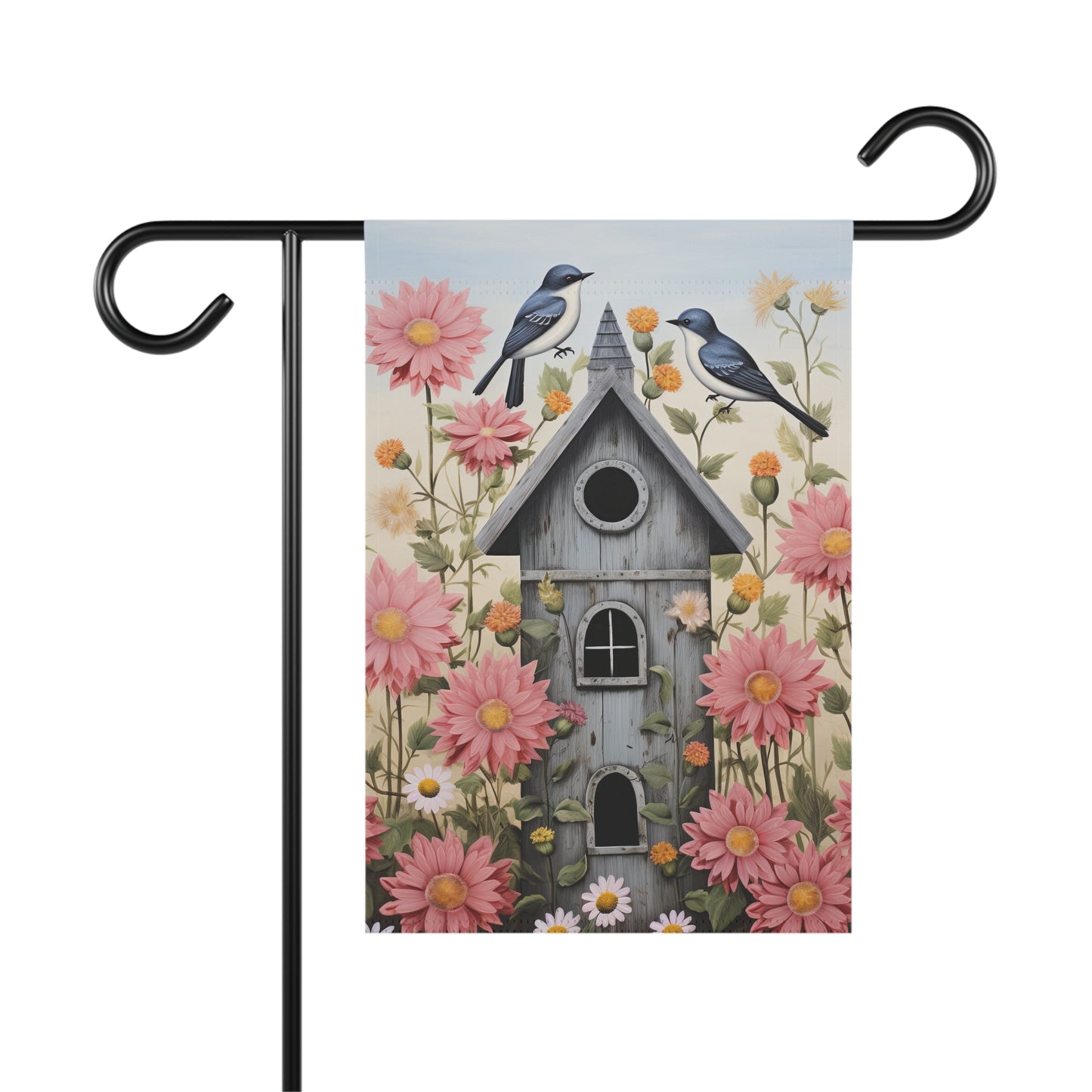 Blue Birds Garden & House Banner