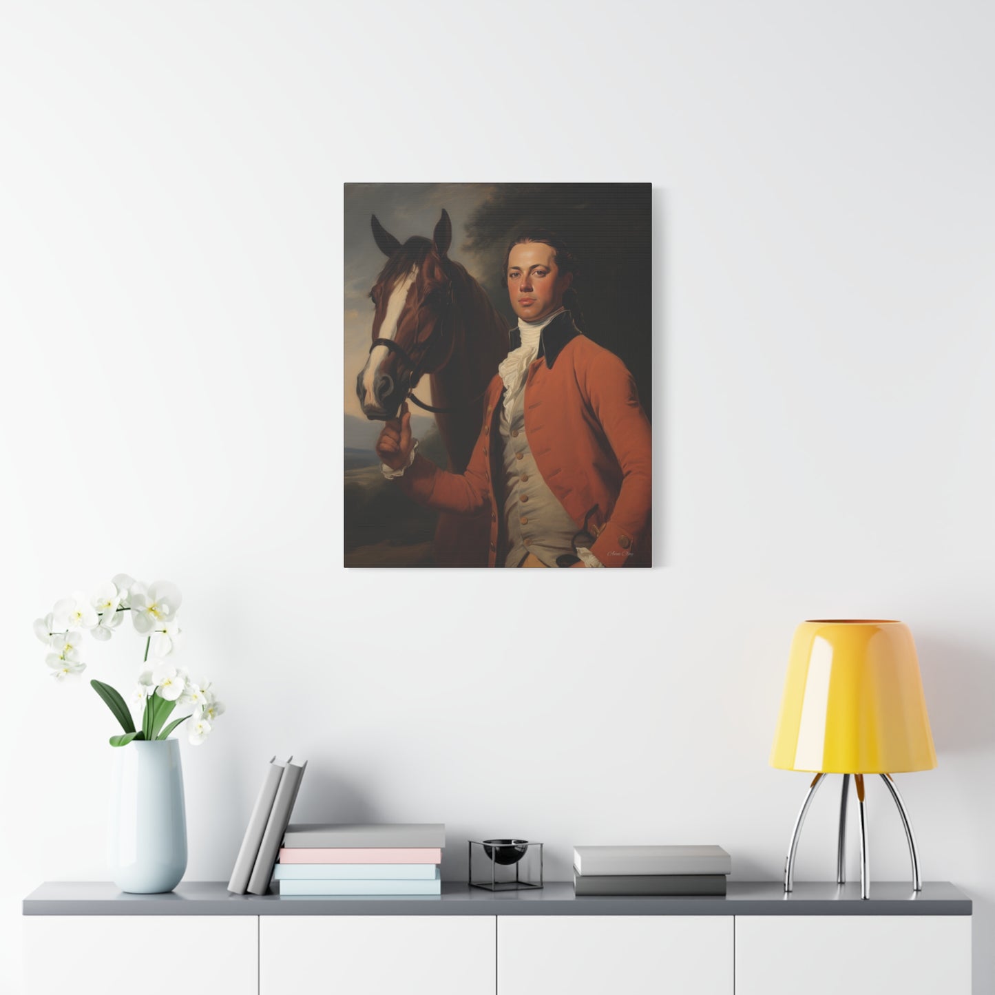 Richard and Lightening Matte Canvas, Stretched, 1.25"