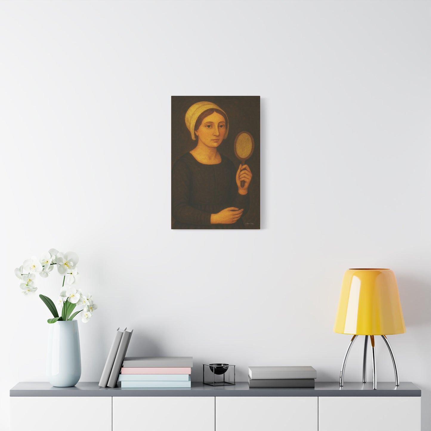 Vintage Art Print, Wall Decor, Home Decoration, Gift for Her, Canvas Artwork, Bohemian Style, Framed Picture