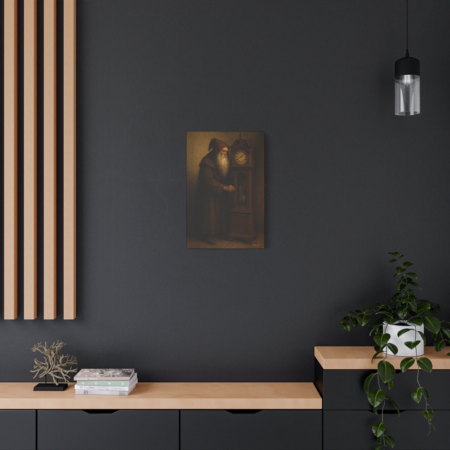 Vintage Wizard Wall Art Canvas