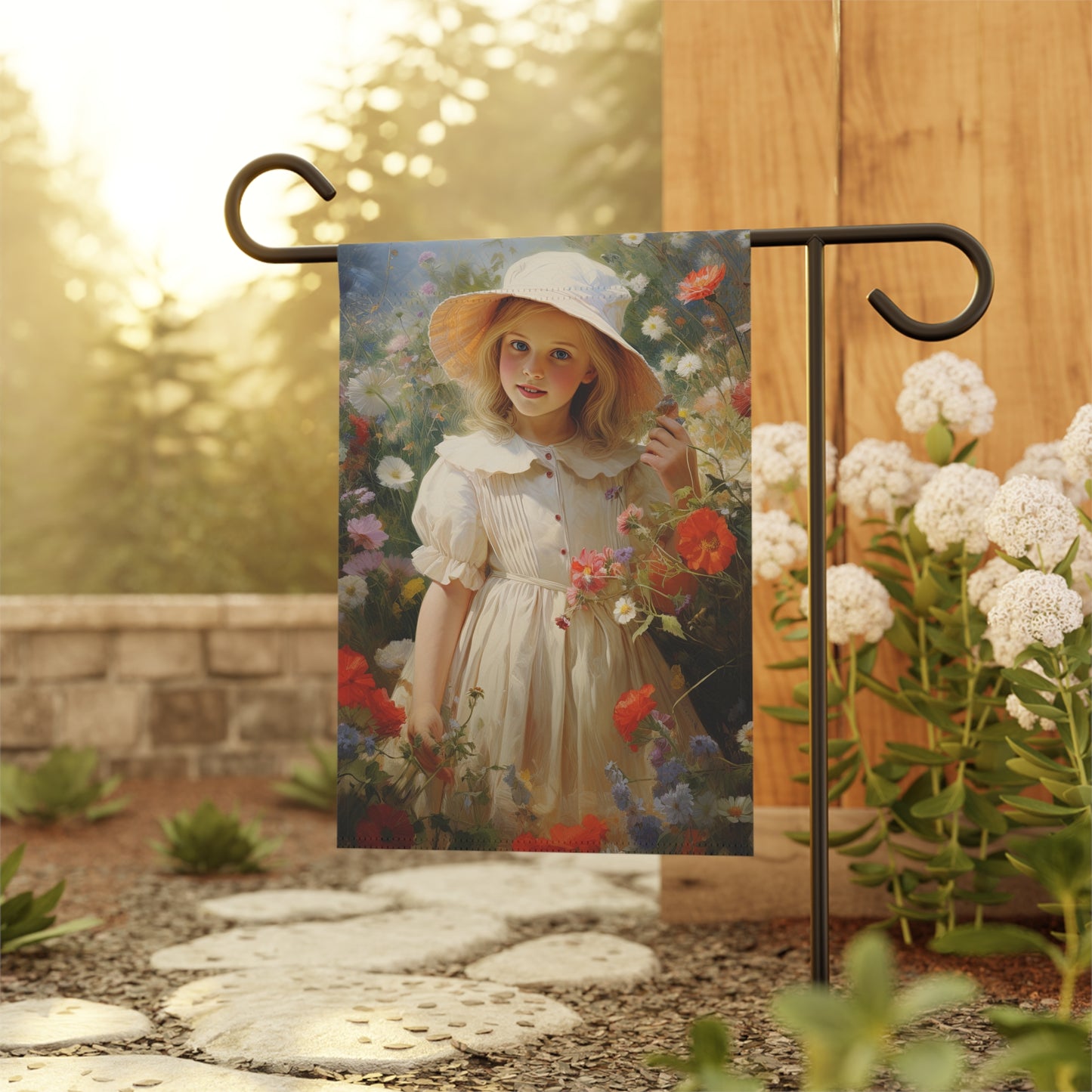 Flower Girl Garden & House Banner