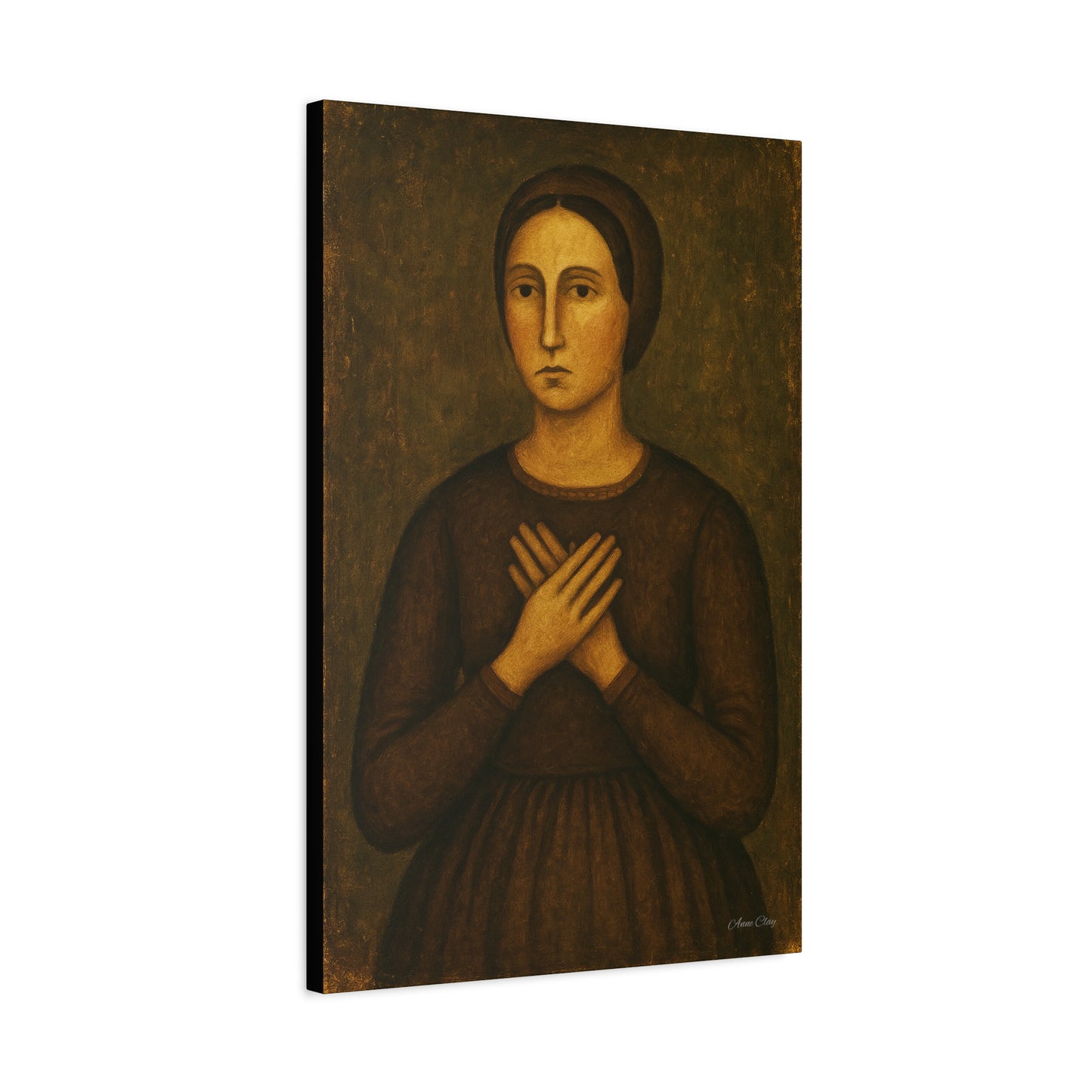 Minimalist Framed Canvas Art, Elegant Female Portrait, Vintage Decor, Wall Art for Home, Gift for Art Lovers, Living Room Decor, 1.25" [...]