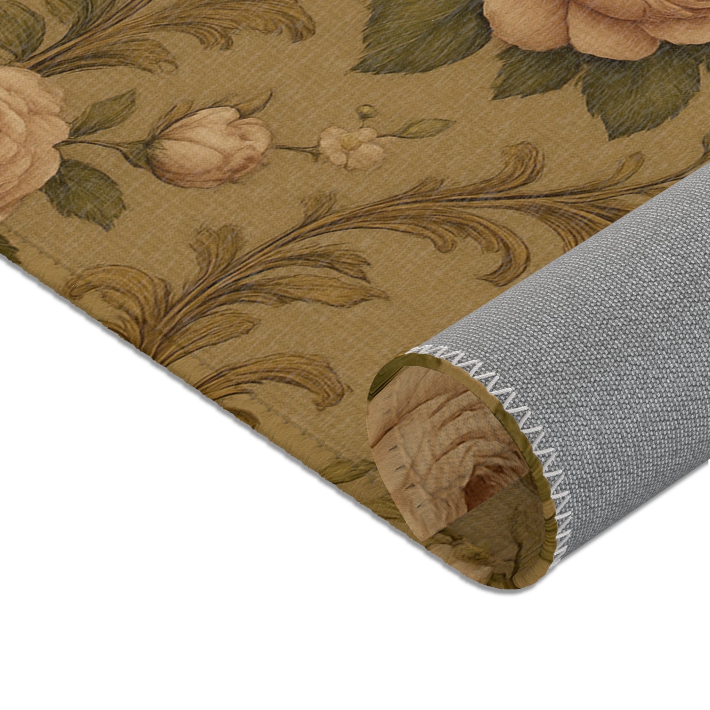 Vintage Floral Area Rugs, Elegant Home Decor, Living Room Accent, Boho Chic Rug, Gift for Housewarming, Decorative Floor Mat
