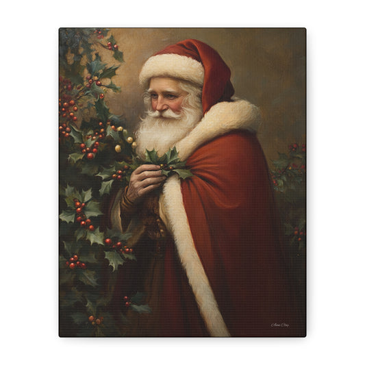 Secret Santa Matte Canvas, Stretched, 1.25"