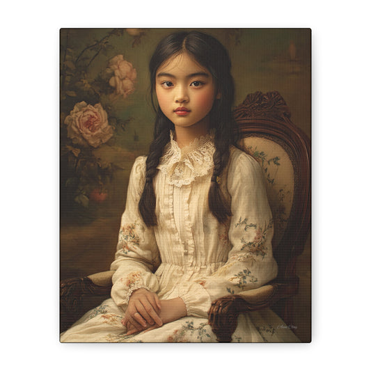 Elegant Portrait Canvas Wall Art, Vintage Home Decor, Gift for Art Lovers, Unique Wall Decor, Romantic Room Decoration, Gallery [...]