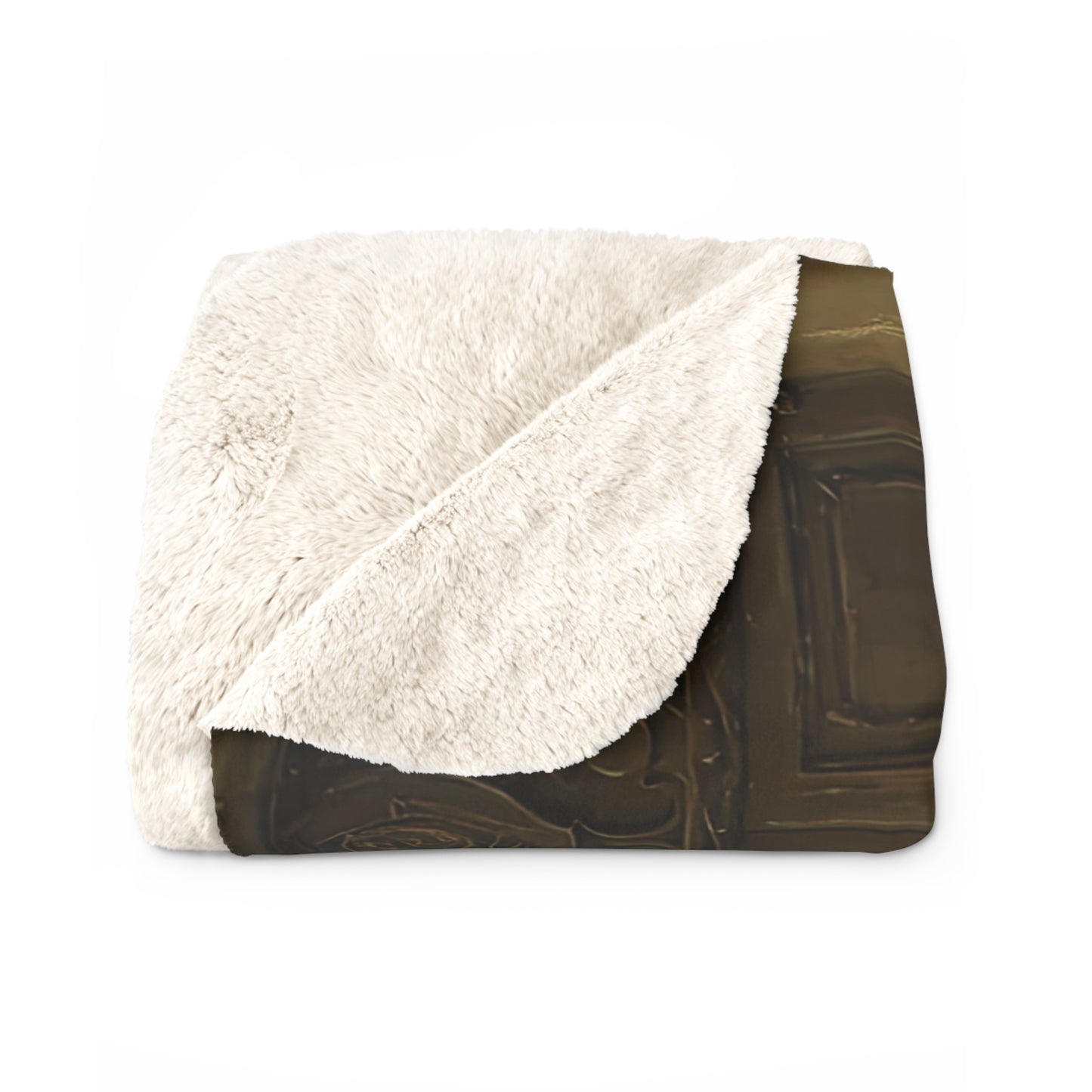 Cozy Rustic Sherpa Fleece Blanket, Perfect for Home Decor, Gifts for Him/Her, Fall and Winter Warmth, Farmhouse Style, Cozy Nights