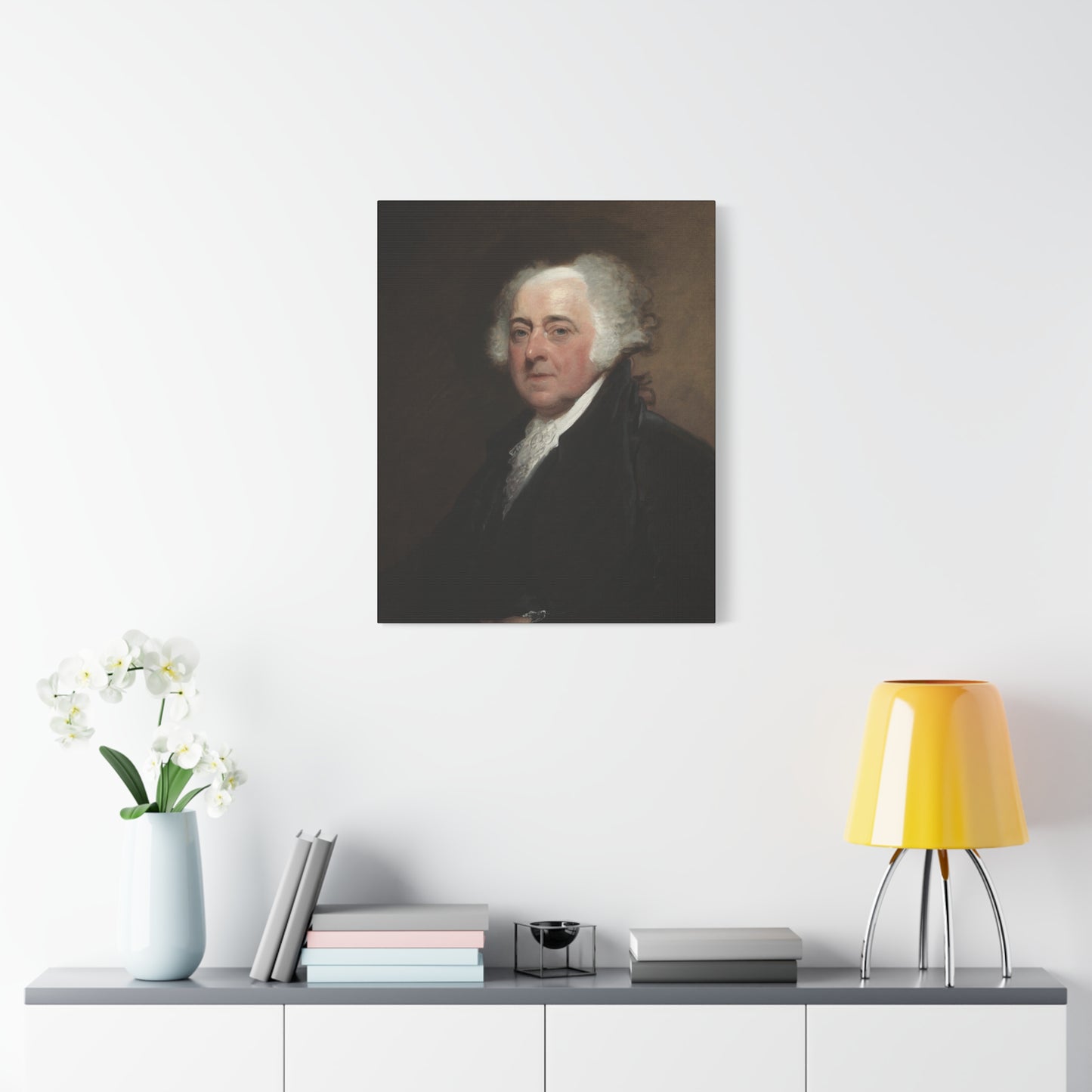 Historical John Adams Matte Canvas Print - Elegant Wall Art for Home Decor