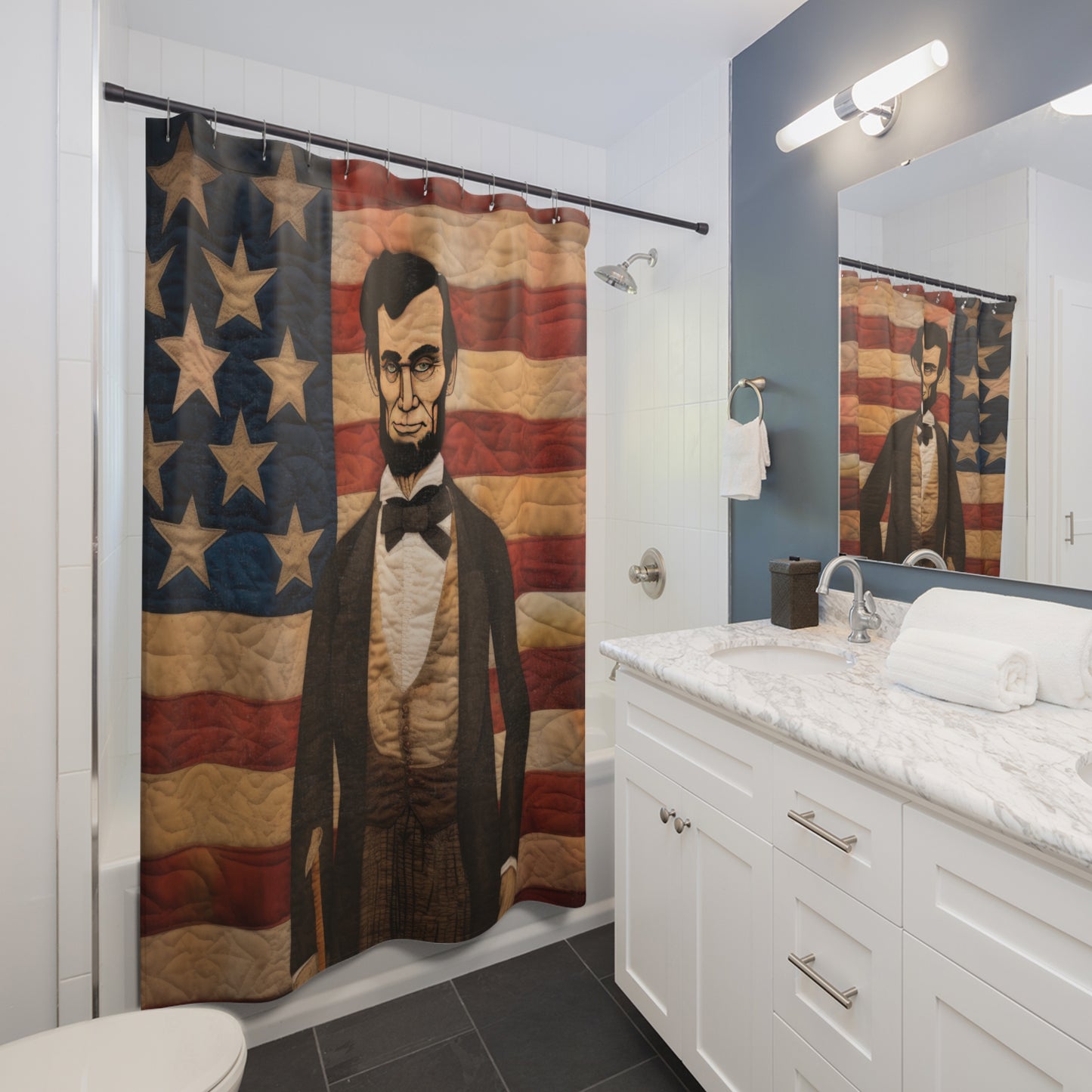 Abe Lincoln Shower Curtains