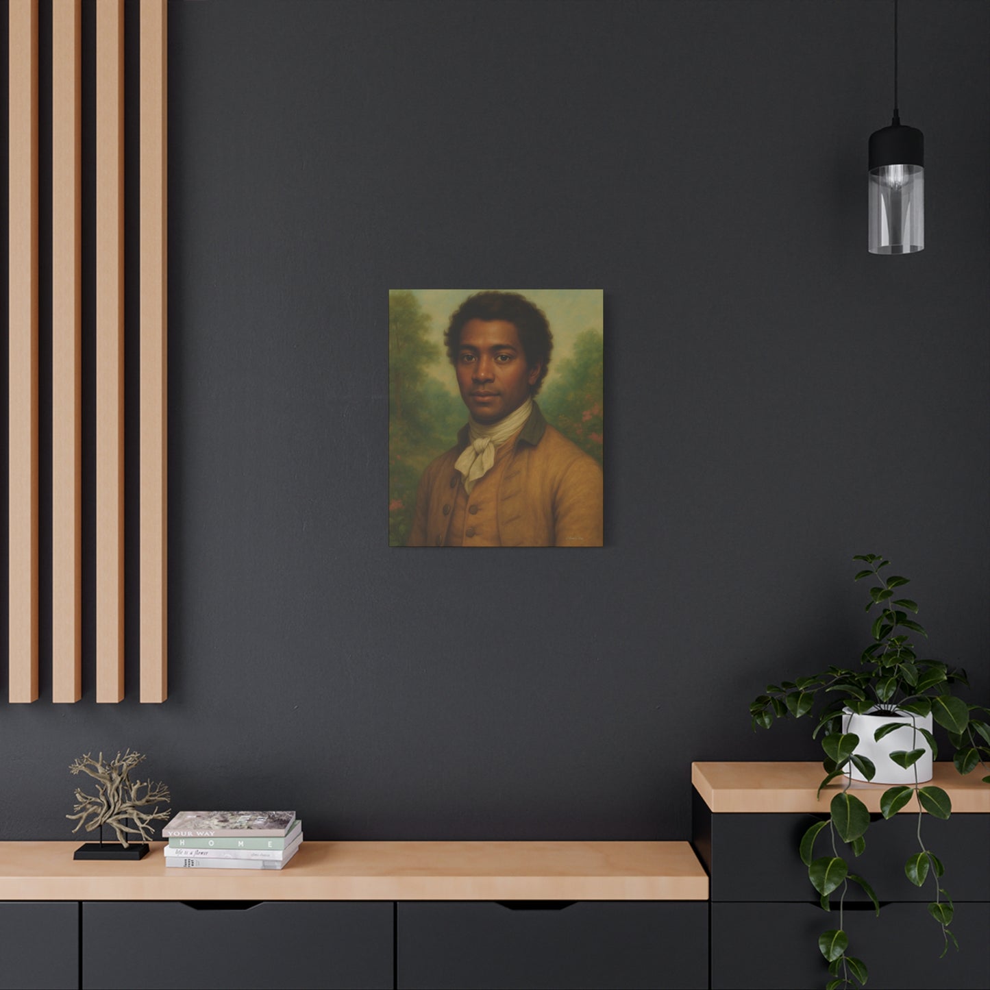 Framed Canvas Wall Art, Historical Portrait, Living Room Decor, Gift for Art Lovers, Black History Month, Unique Home Accents, Wall [...]