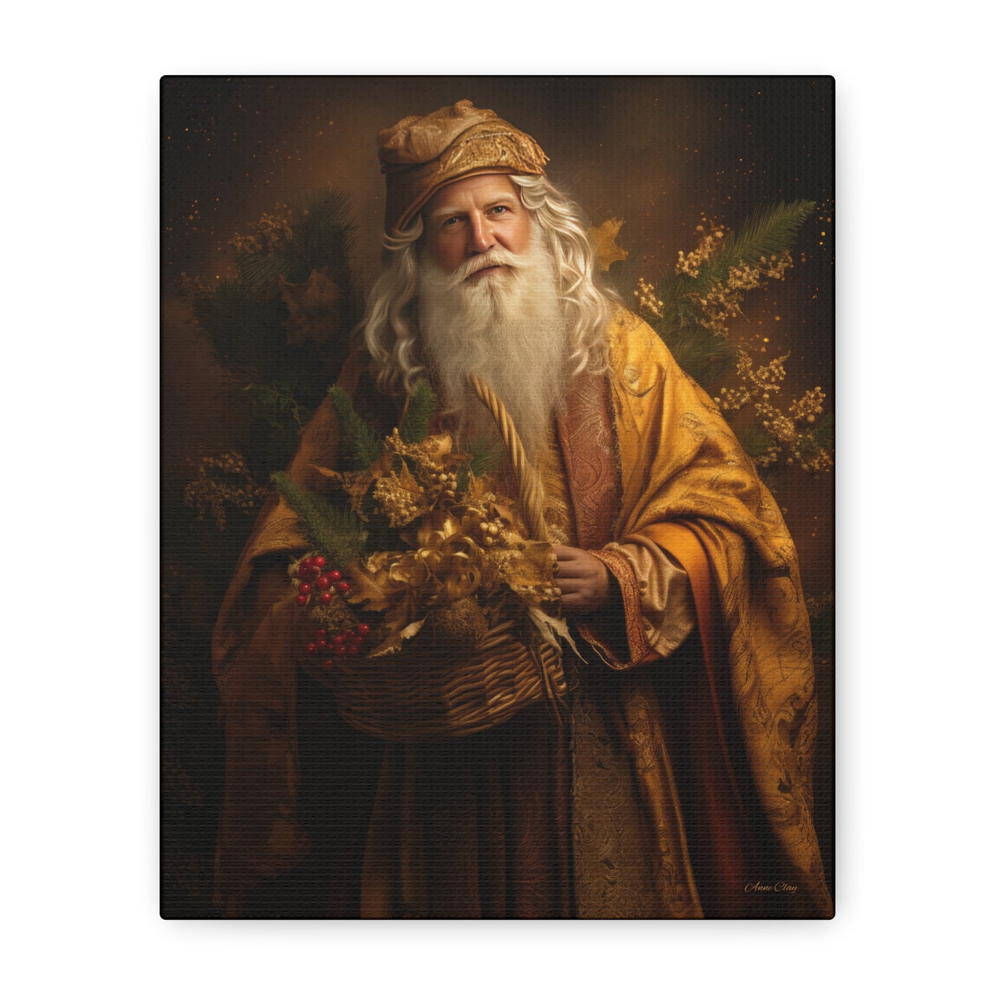 Santa New Year! Matte Canvas, Stretched, 1.25"