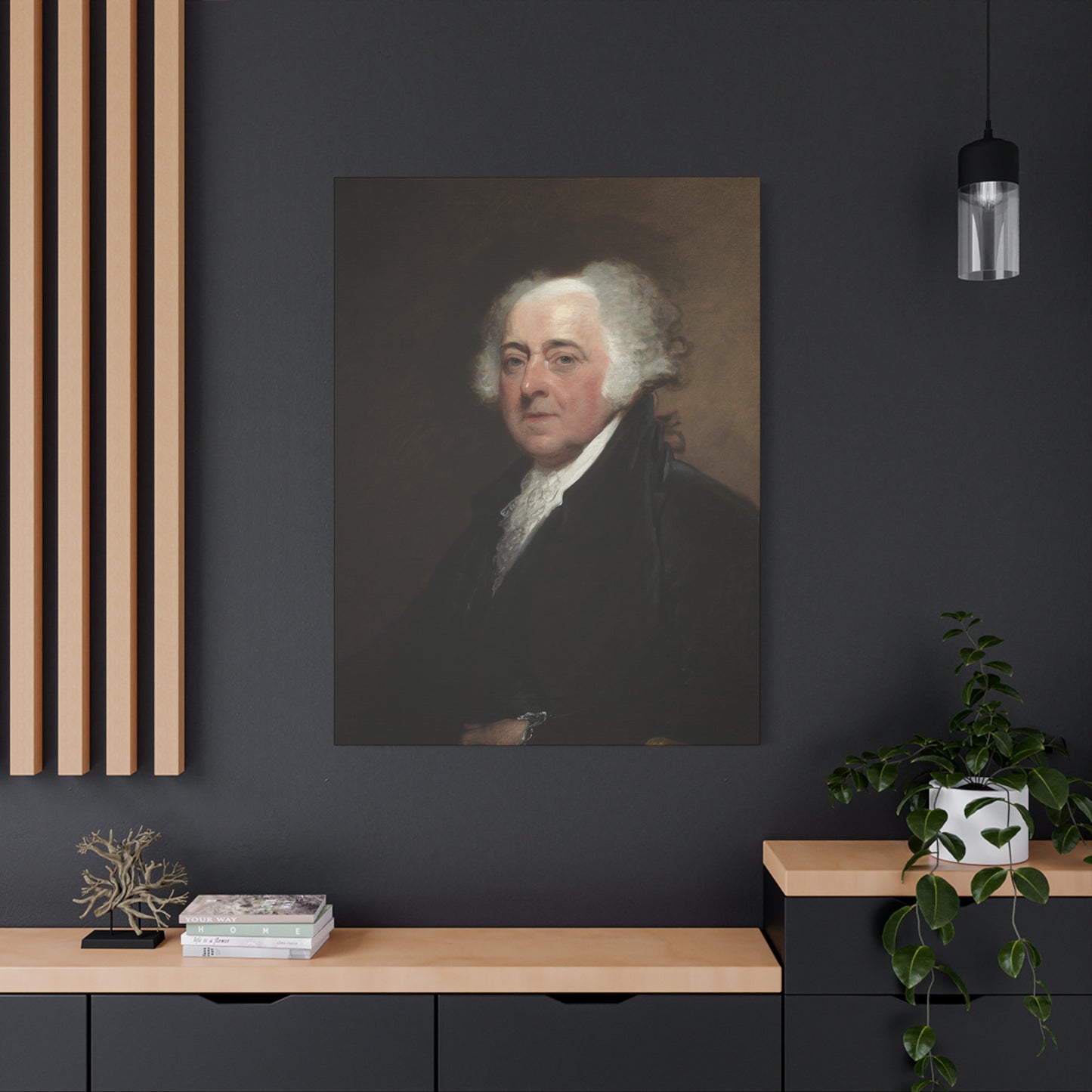 Historical John Adams Matte Canvas Print - Elegant Wall Art for Home Decor