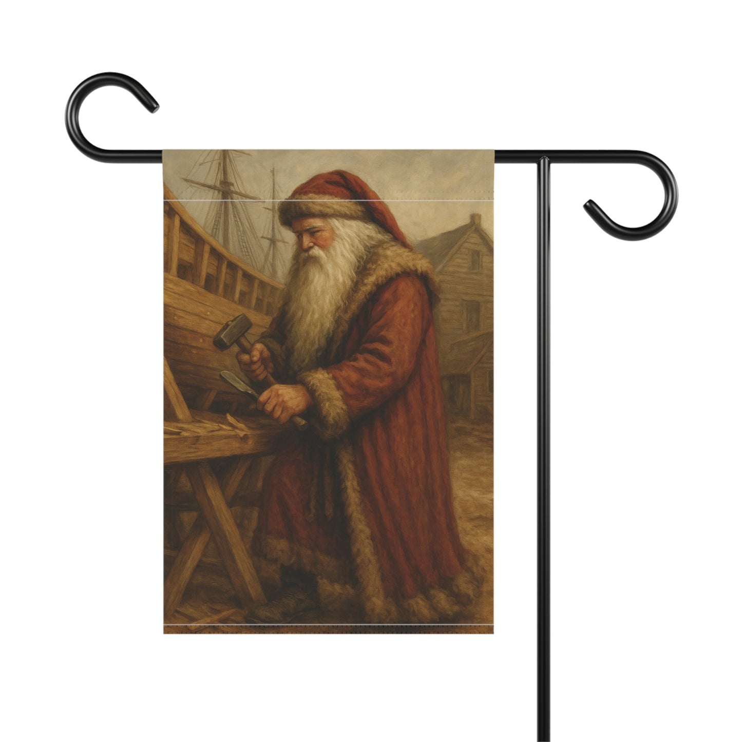 Santa Claus Garden Banner