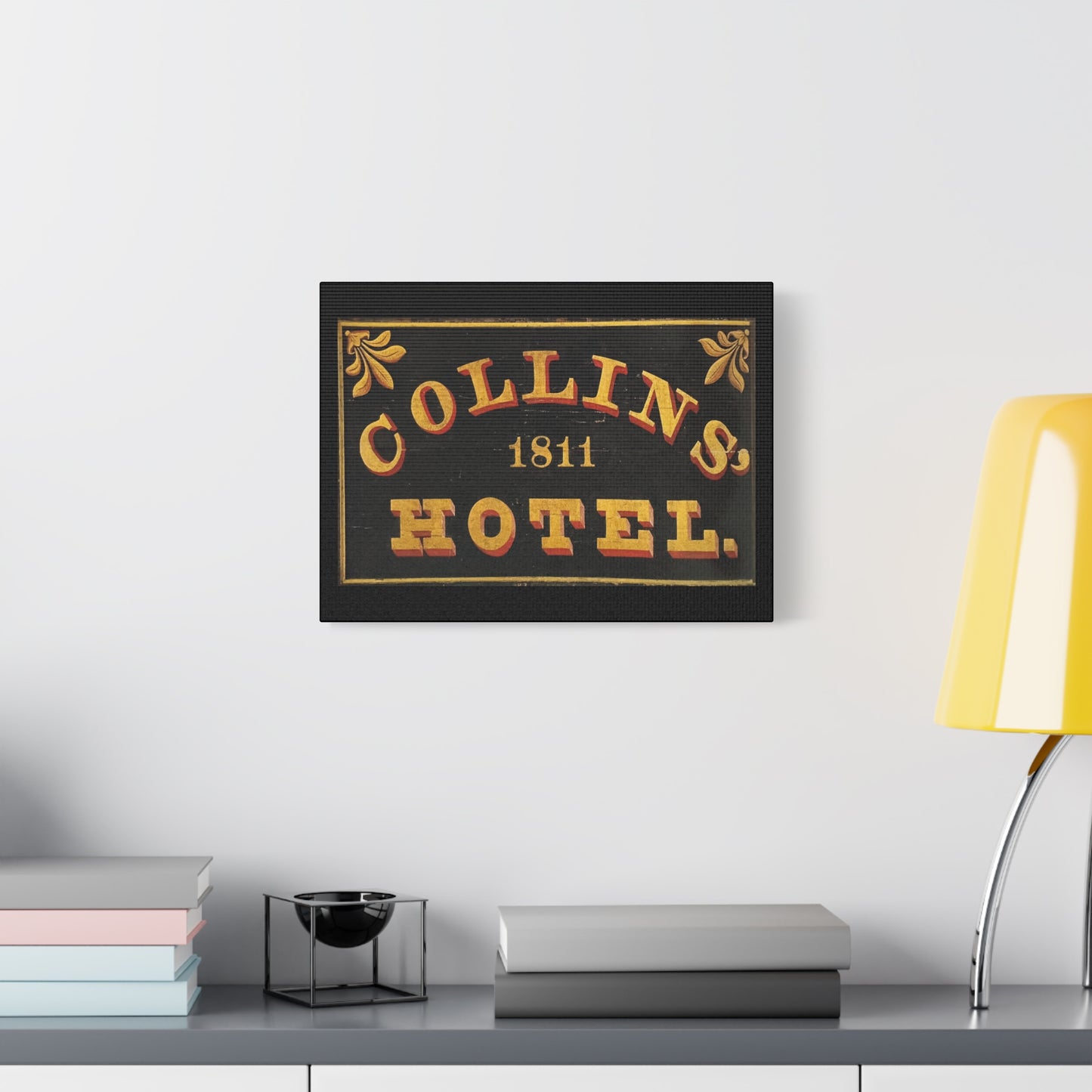 Collins Hotel Matte Canvas, Stretched, 1.25"