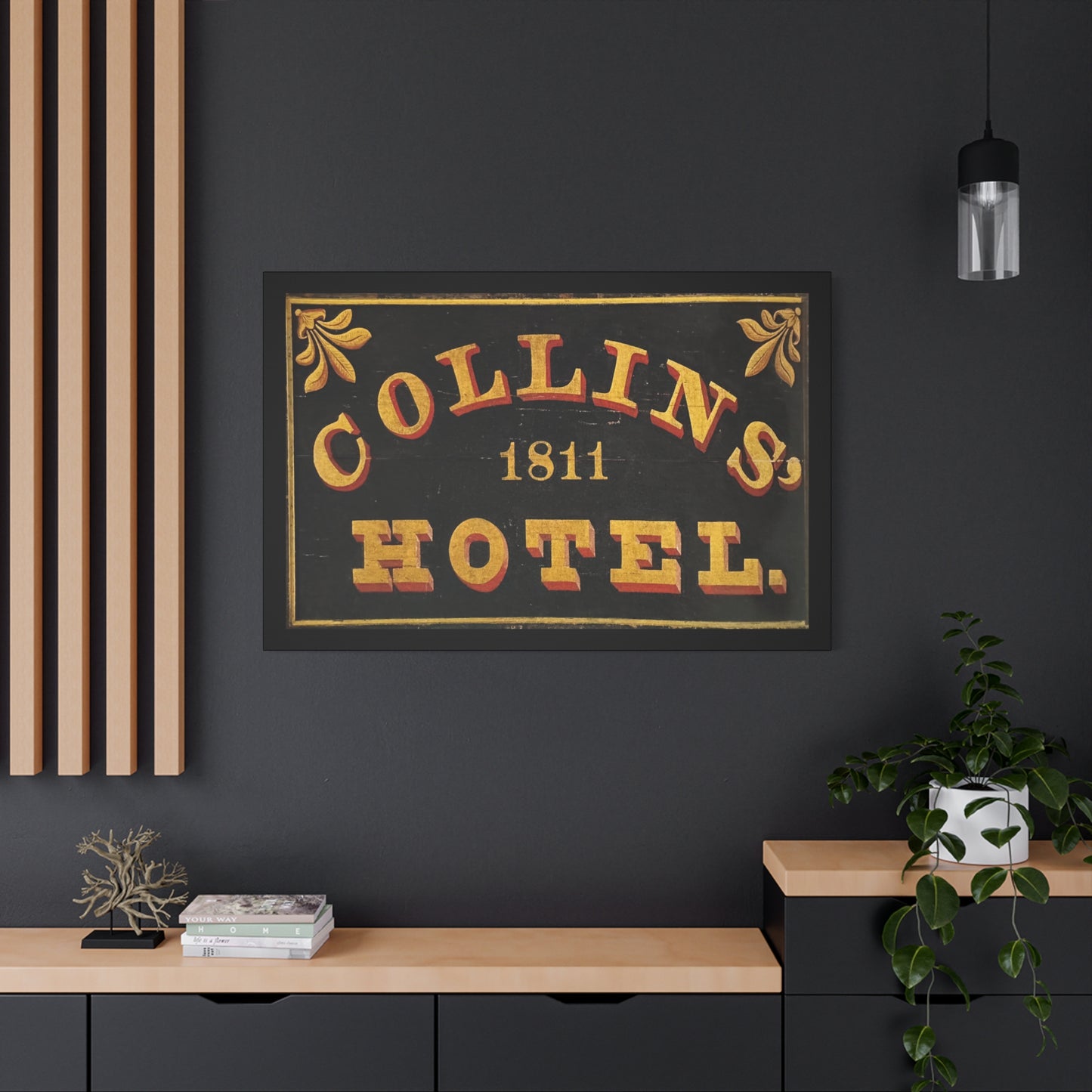Collins Hotel Matte Canvas, Stretched, 1.25"