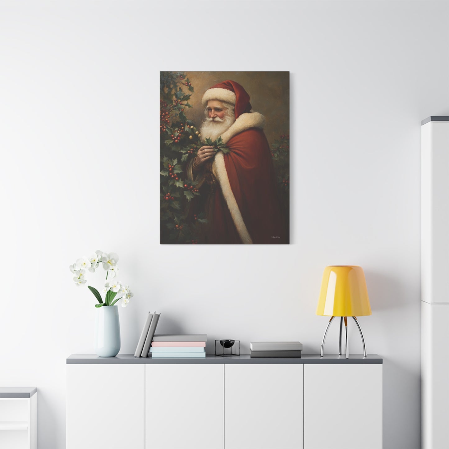 Secret Santa Matte Canvas, Stretched, 1.25"