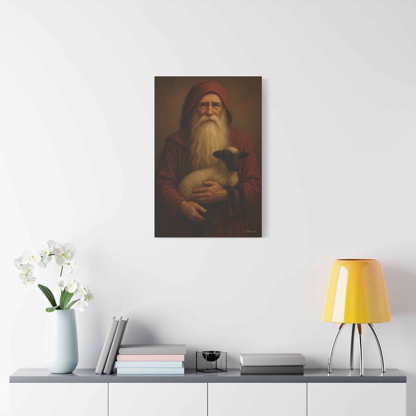Rustic Shepherd Wall Art Print