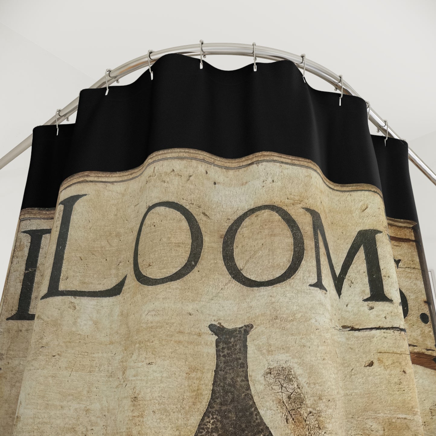 Vintage Inn Style Shower Curtain - Rustic Home Decor