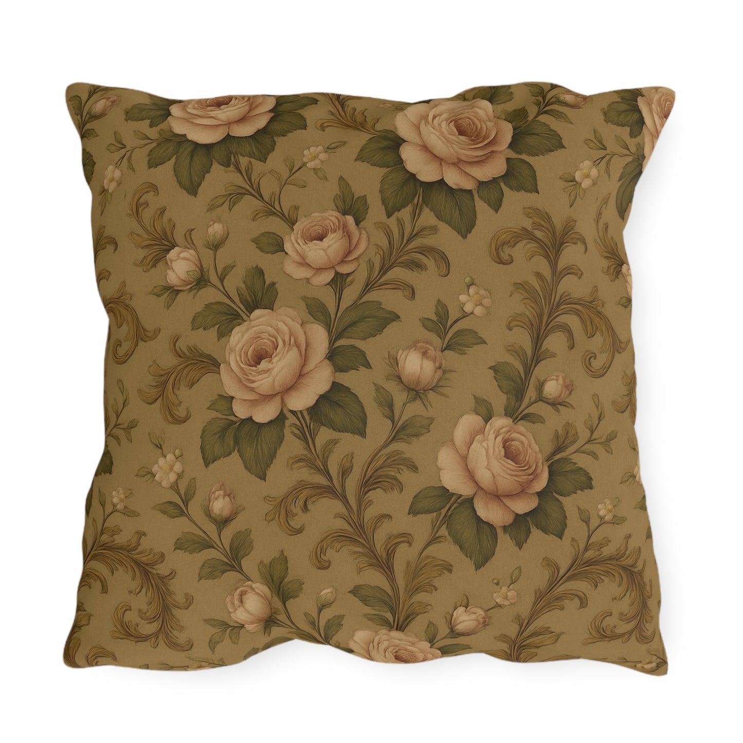 Elegant Decorative Outdoor Pillows, Floral Accent Cushions for Patios, Garden Decor, Cozy Outdoor Lounge, Gift for Home Lovers