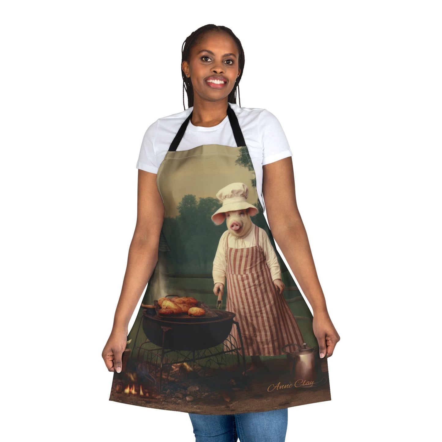 Pig at the BBQ Apron