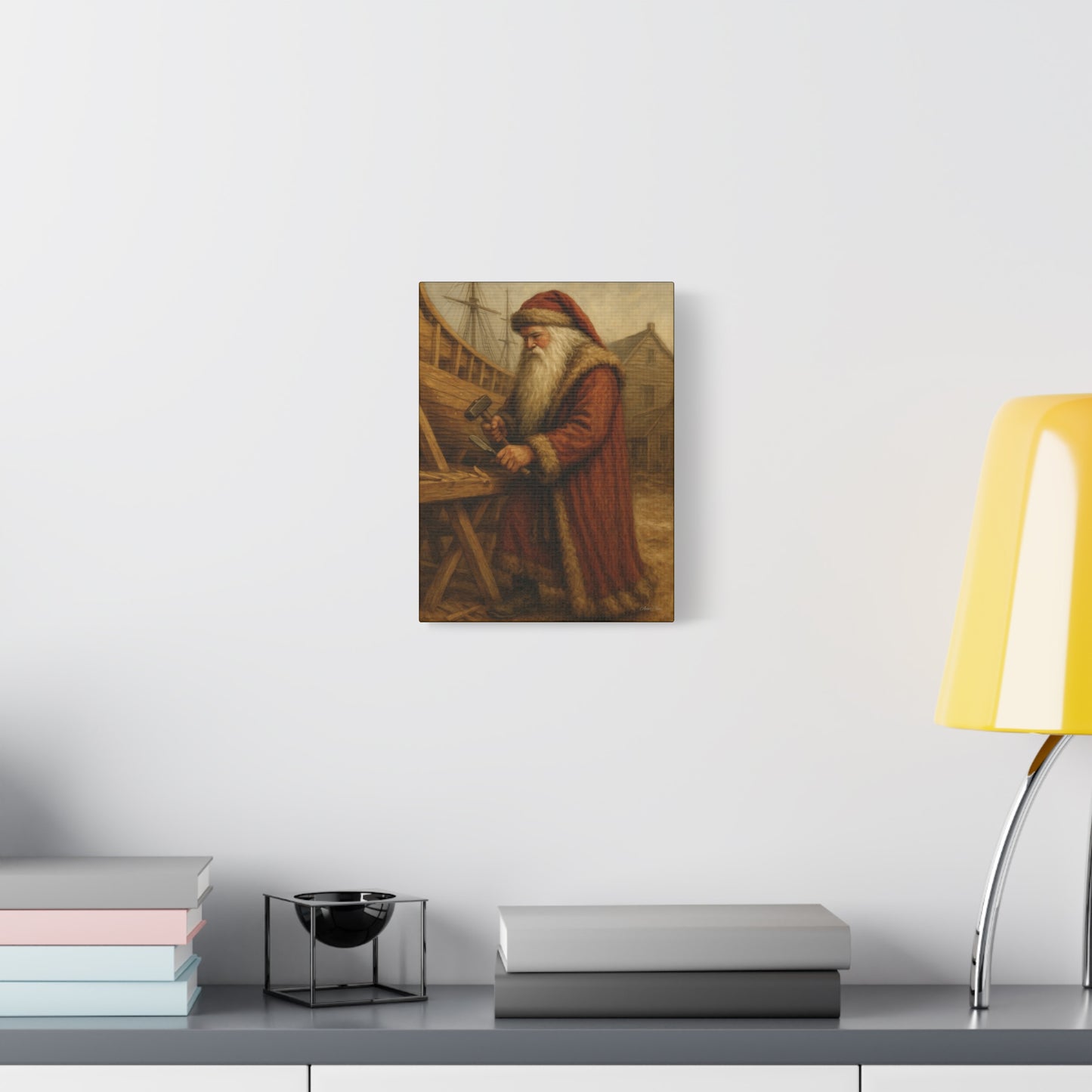 Santa Claus Artisan Matte Canvas Wall Art