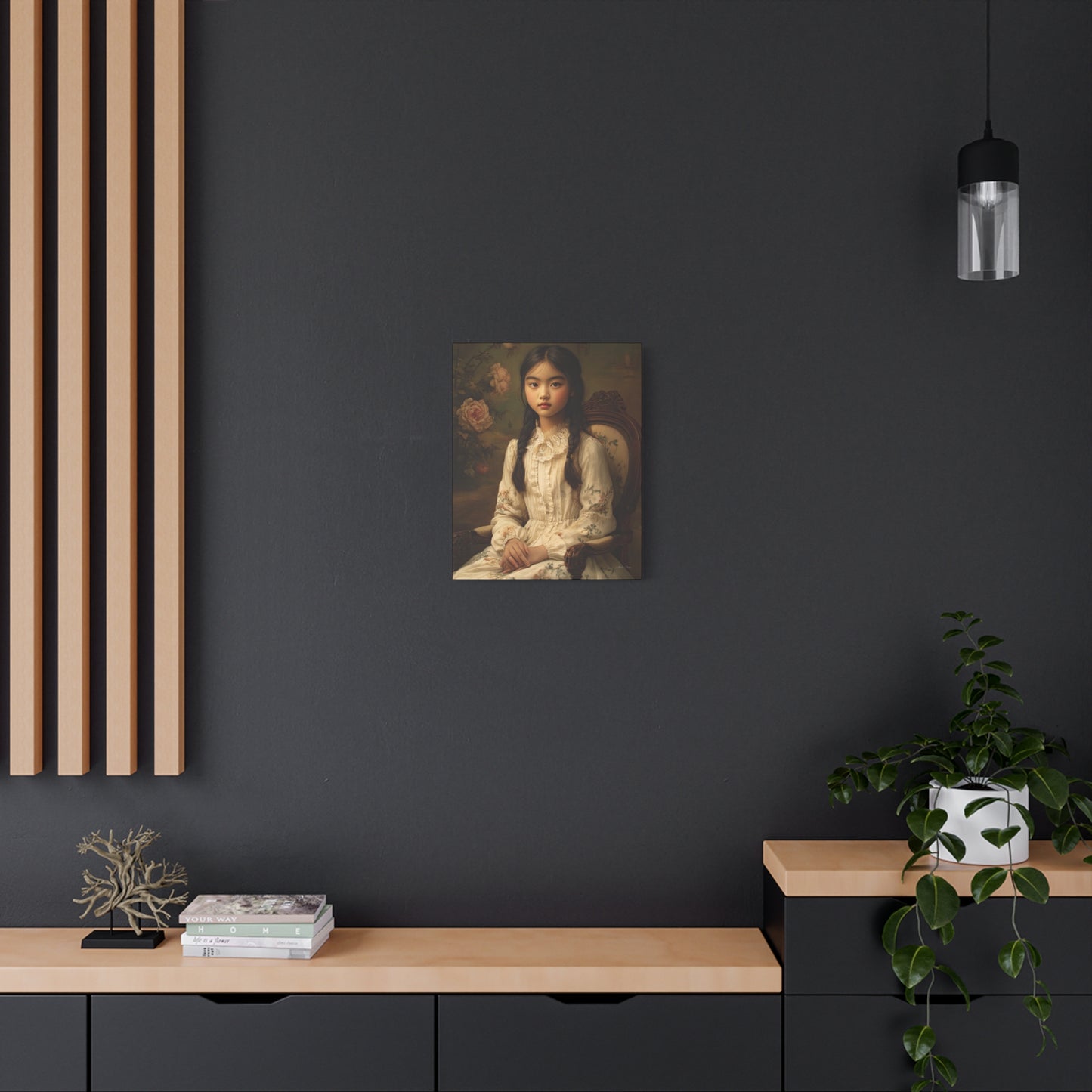Elegant Portrait Canvas Wall Art, Vintage Home Decor, Gift for Art Lovers, Unique Wall Decor, Romantic Room Decoration, Gallery [...]