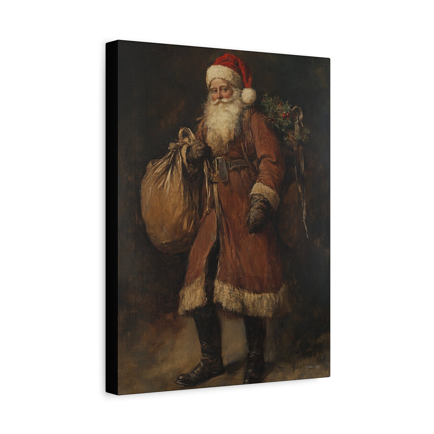 Santa's Journey Matte Canvas, Stretched, 1.25"