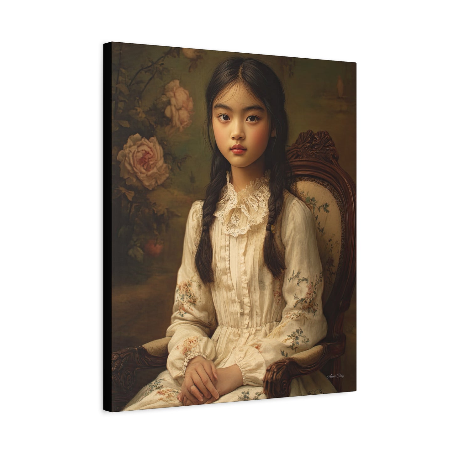 Elegant Portrait Canvas Wall Art, Vintage Home Decor, Gift for Art Lovers, Unique Wall Decor, Romantic Room Decoration, Gallery [...]