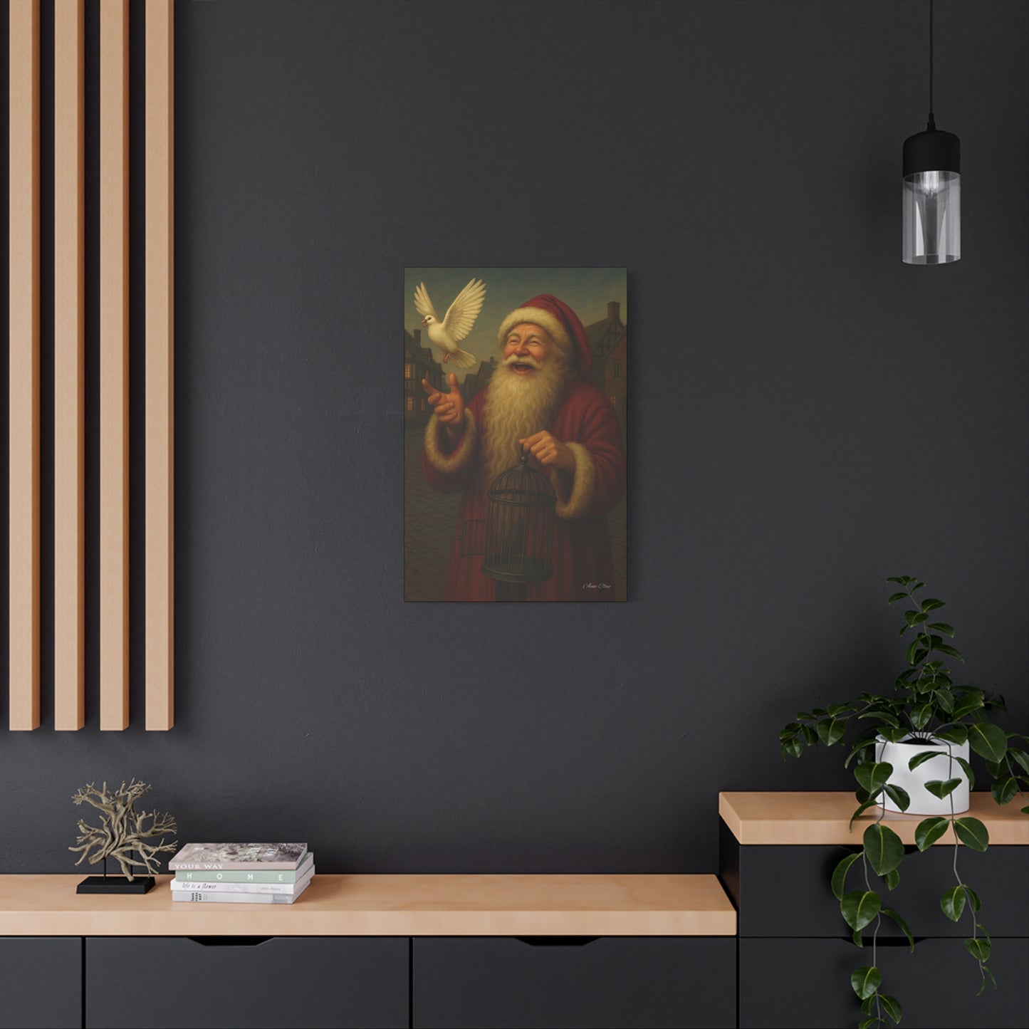 Santa Claus Canvas Wall Art
