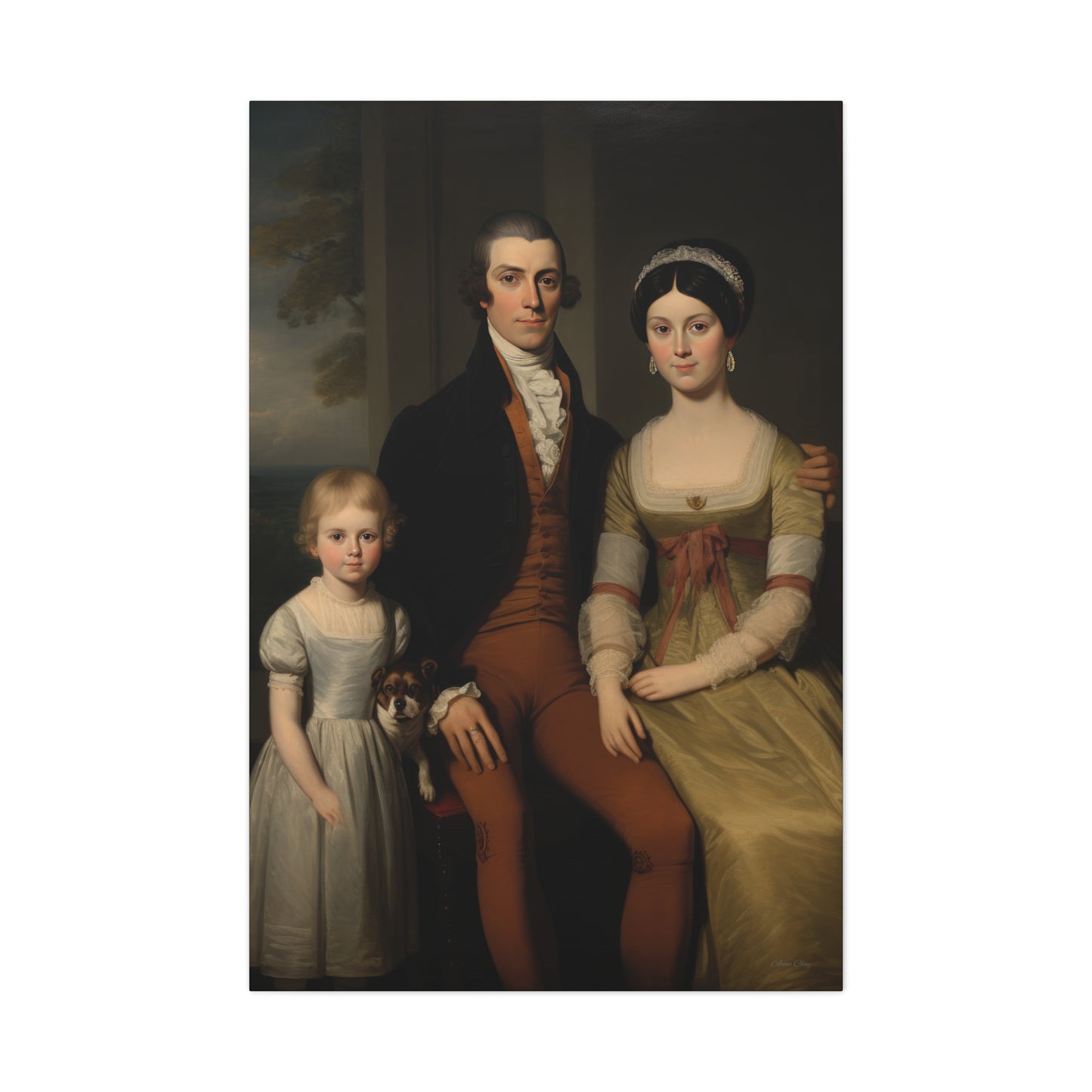 The Field Family Matte Canvas, Stretched, 1.25"
