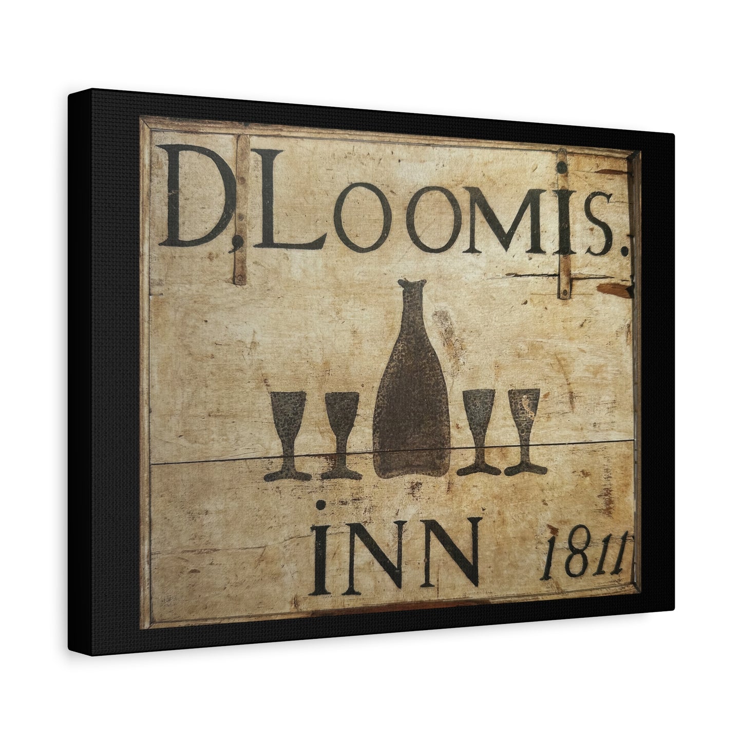 D. Loomis Inn Matte Canvas, Stretched, 1.25"