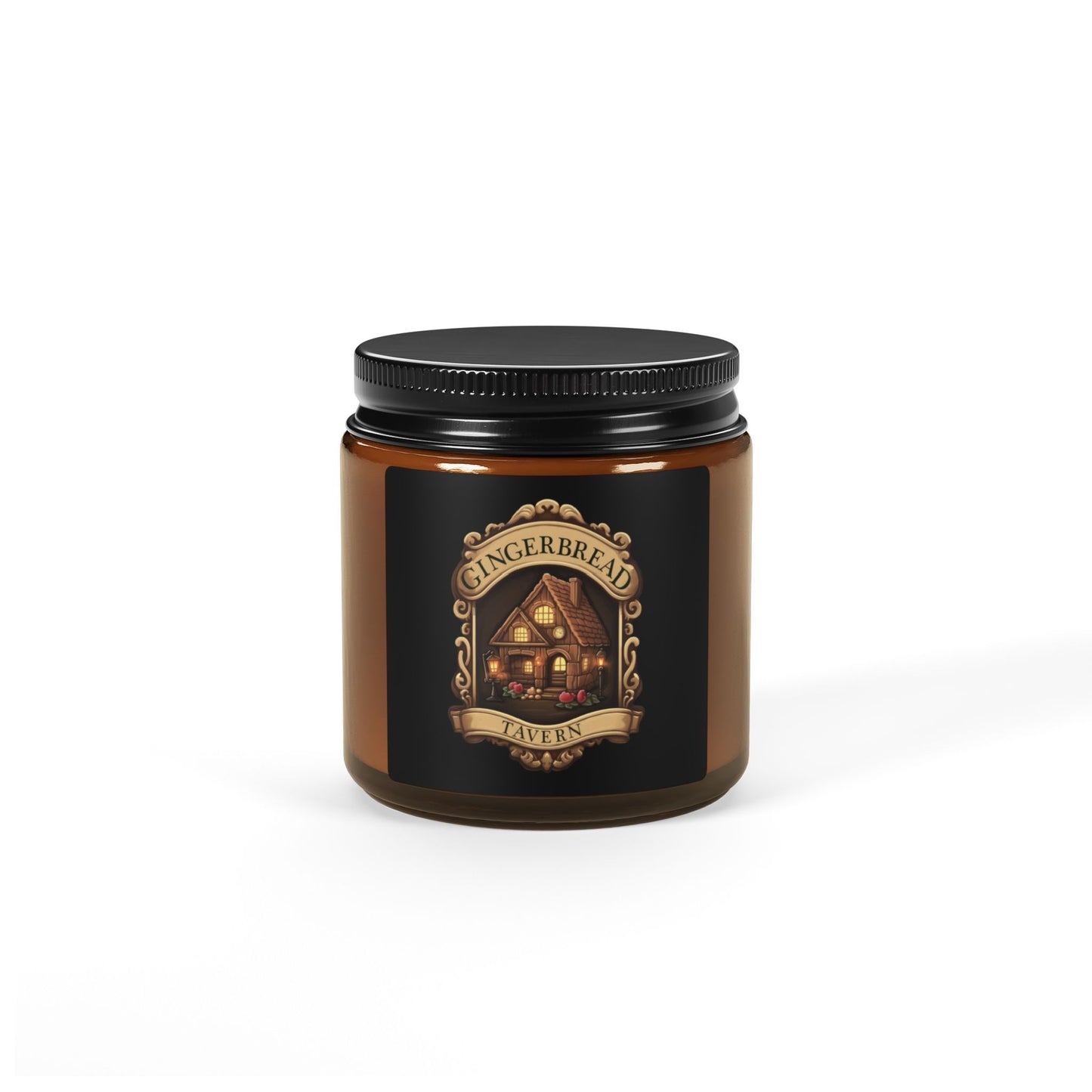 Gingerbread House Scented Soy Candle - Cozy Holiday Ambiance