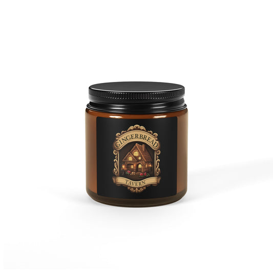 Gingerbread House Scented Soy Candle - Cozy Holiday Ambiance