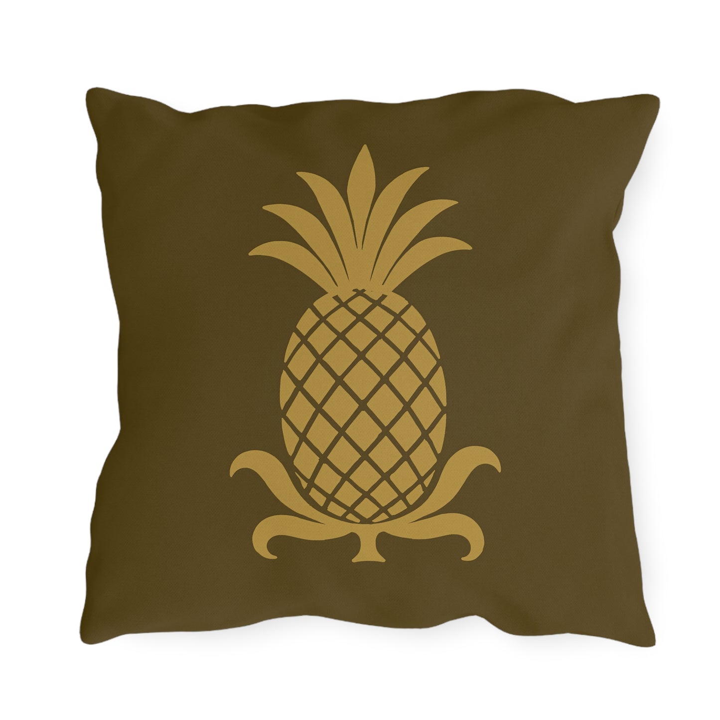 Tropical Outdoor Pillows with Pineapple Design, Garden Decor, Patio Accessories, Summer Vibes, Indoor-Outdoor Cushion