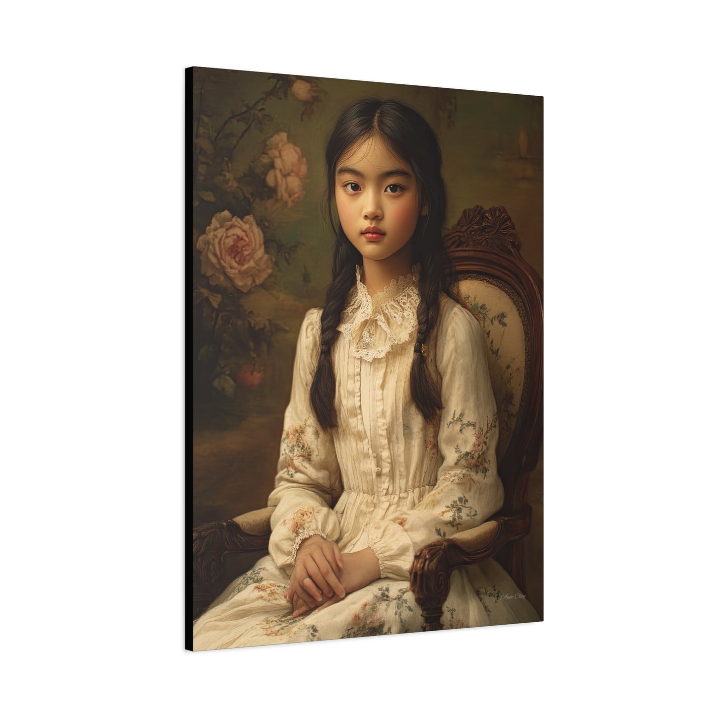 Elegant Portrait Canvas Wall Art, Vintage Home Decor, Gift for Art Lovers, Unique Wall Decor, Romantic Room Decoration, Gallery [...]