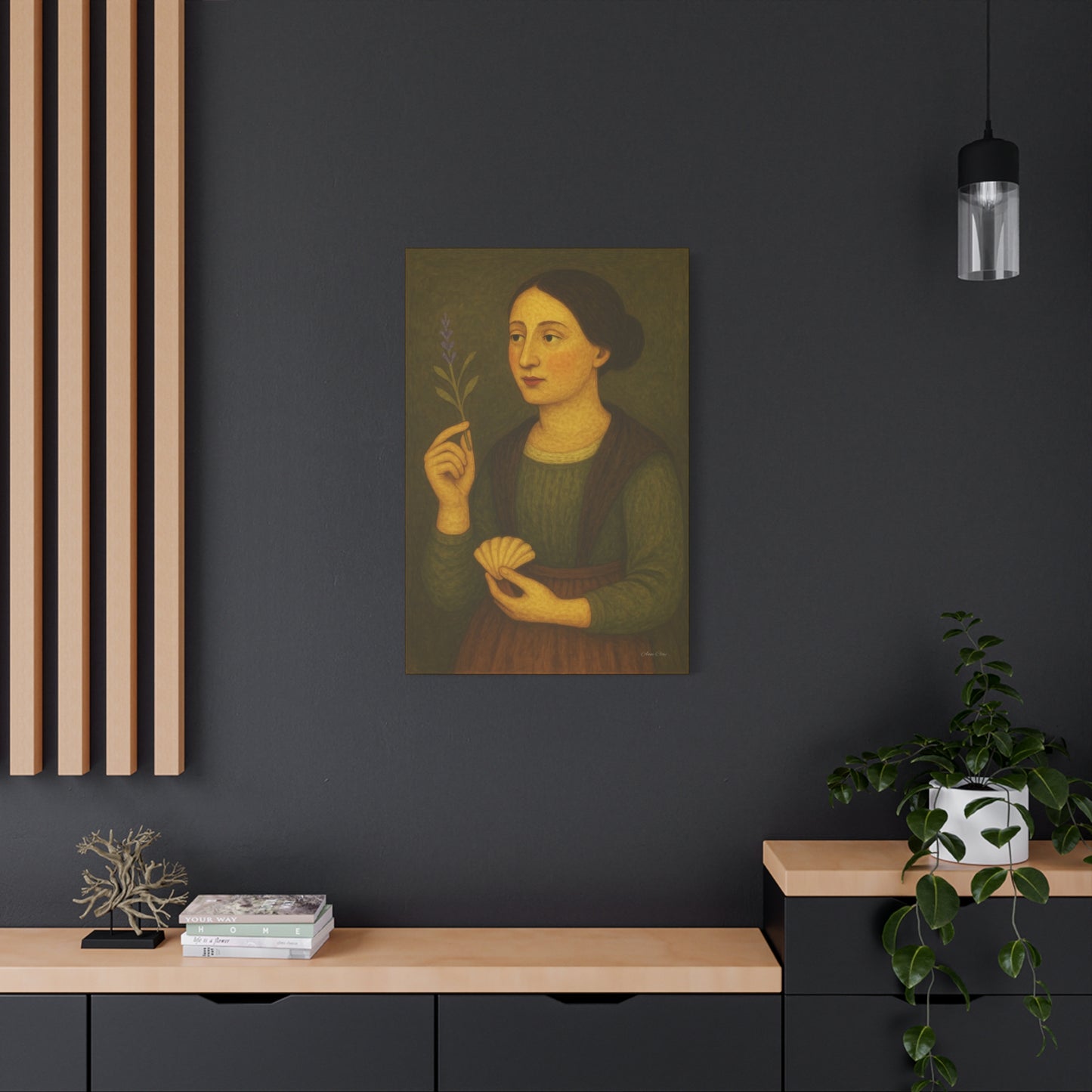 Artistic Matte Canvas Wall Decor, Home Decor, Gift for Art Lovers, Unique Art Piece, Modern Aesthetic