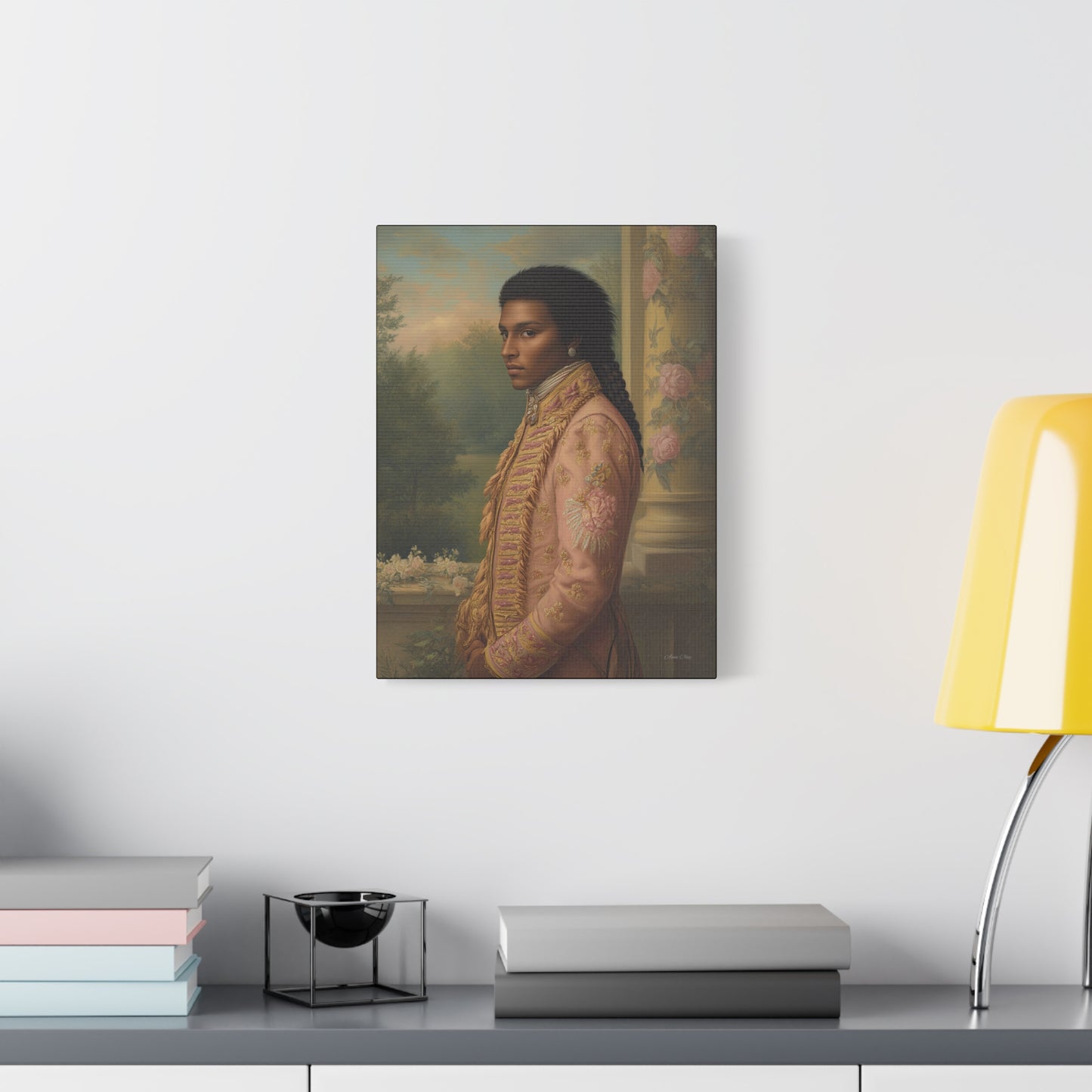 Elegant Historical Portrait Canvas Print, Vintage Art, Home Decor, Gallery Wall, Gift Idea, Framed Artwork