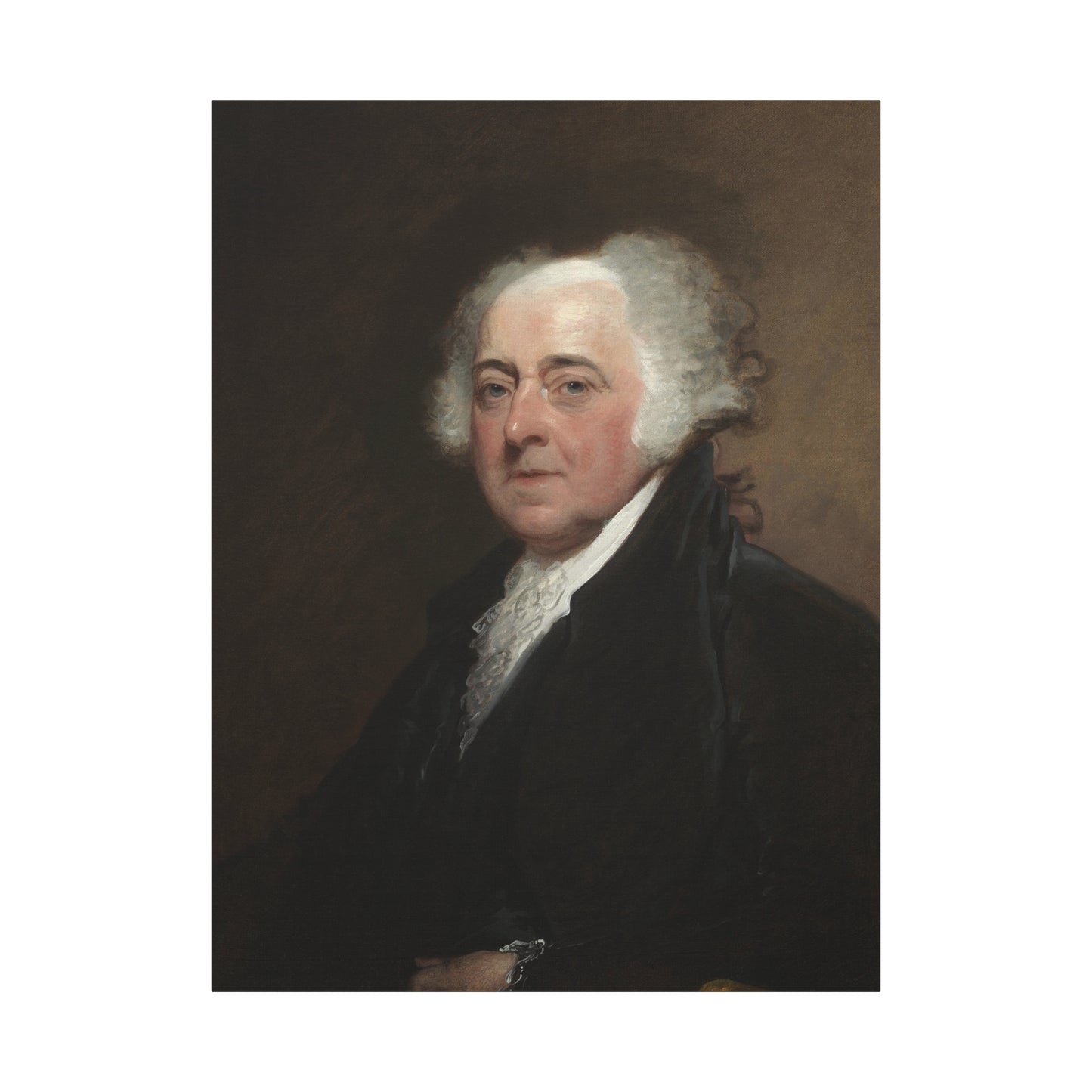 Historical John Adams Matte Canvas Print - Elegant Wall Art for Home Decor