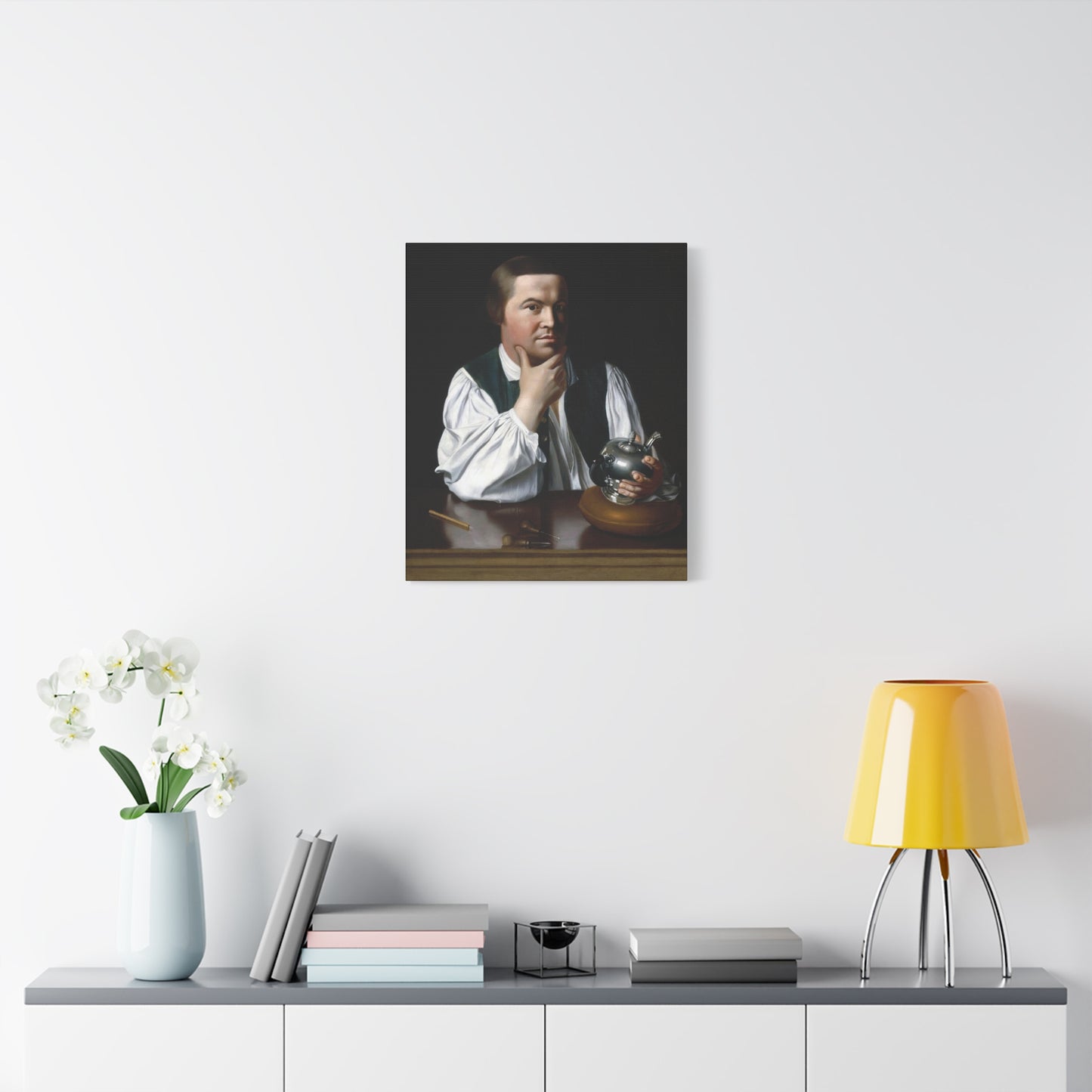 Paul Revere Historical Portrait Canvas Art - Vintage Decor for Home and Office