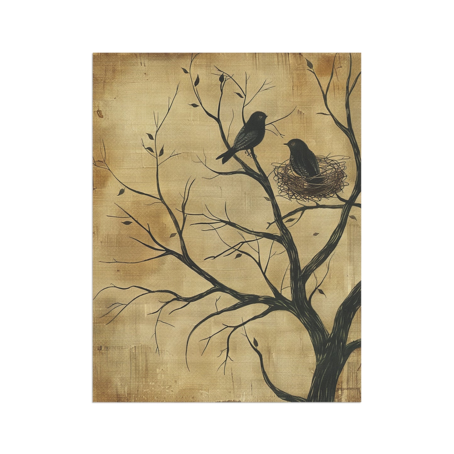 Birds in the Tree Garden & House Banner