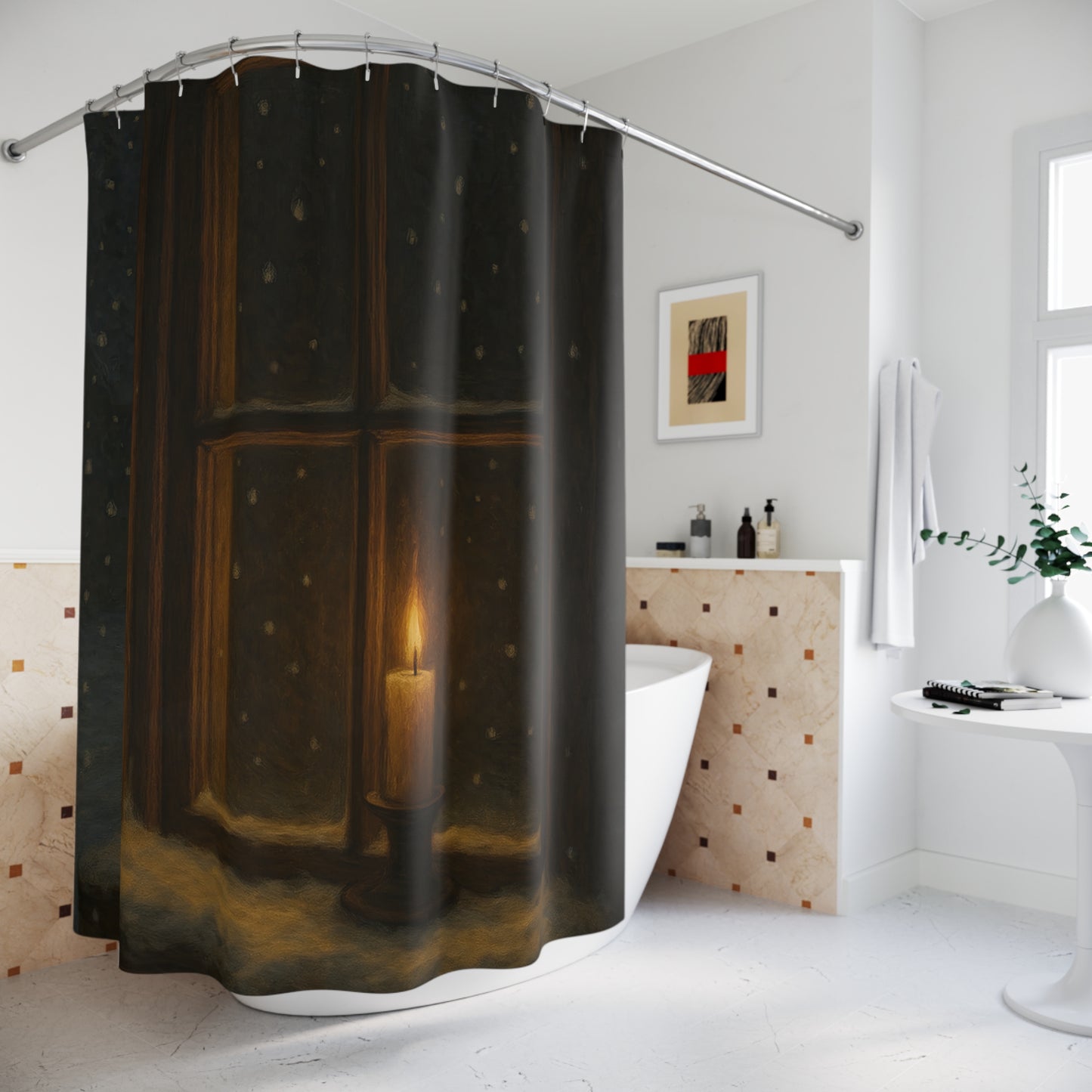 Candlelit Winter Shower Curtain